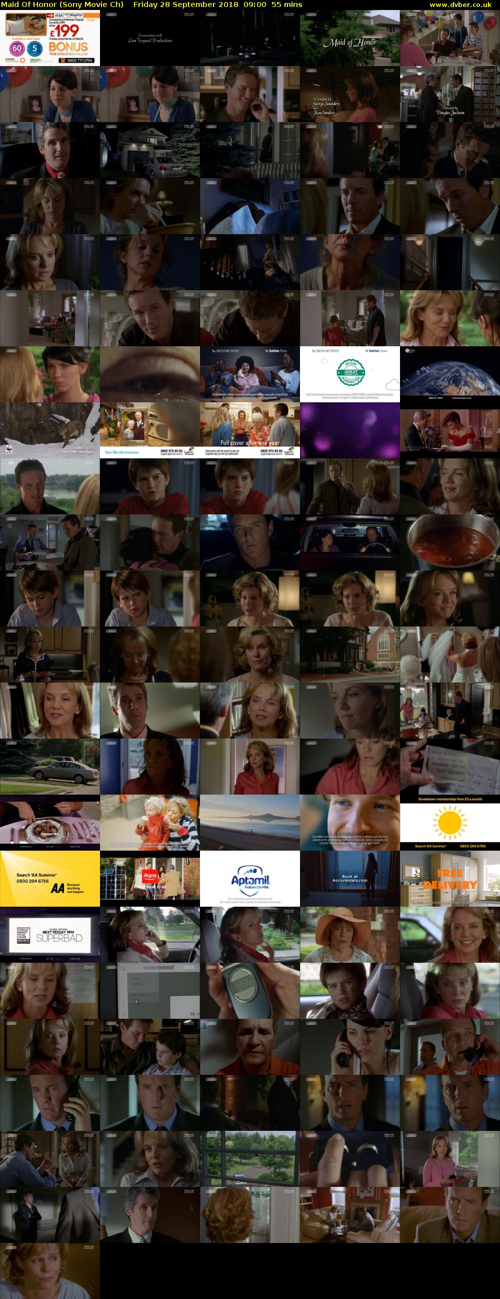Maid Of Honor (Sony Movie Ch) Friday 28 September 2018 09:00 - 09:55