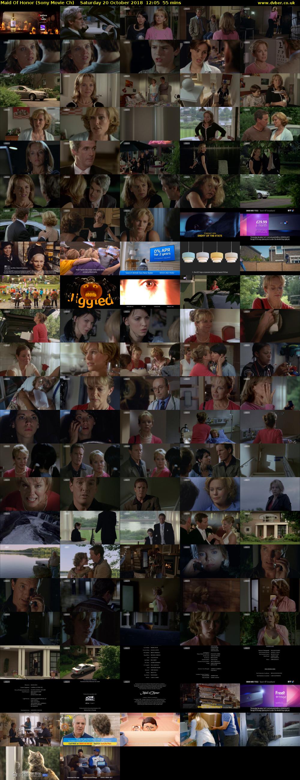 Maid Of Honor (Sony Movie Ch) Saturday 20 October 2018 12:05 - 13:00