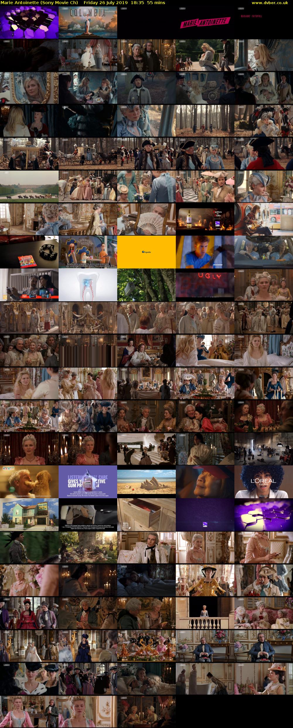 Marie Antoinette (Sony Movie Ch) Friday 26 July 2019 18:35 - 19:30