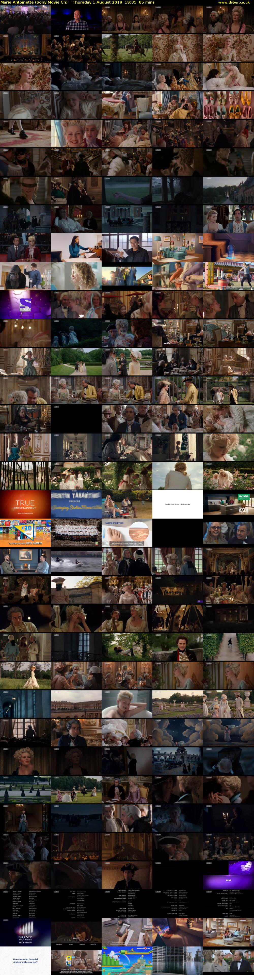Marie Antoinette (Sony Movie Ch) Thursday 1 August 2019 19:35 - 21:00