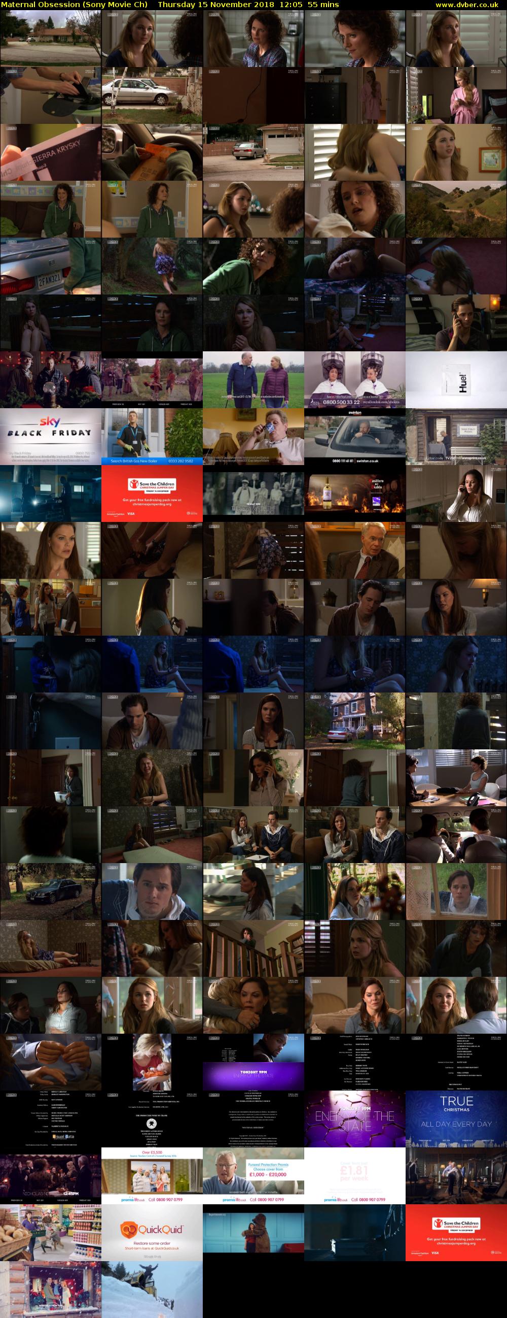 Maternal Obsession (Sony Movie Ch) Thursday 15 November 2018 12:05 - 13:00