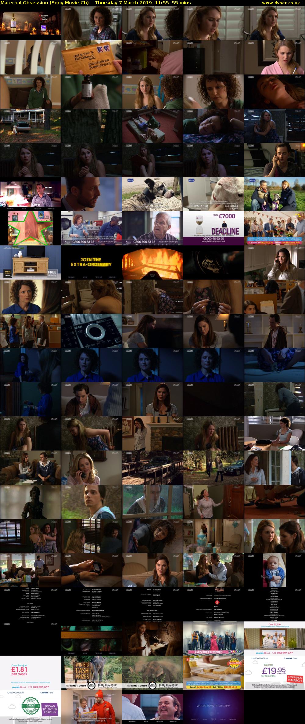 Maternal Obsession (Sony Movie Ch) Thursday 7 March 2019 11:55 - 12:50