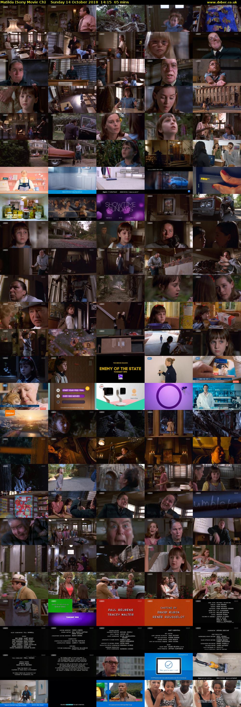 Matilda (Sony Movie Ch) Sunday 14 October 2018 14:15 - 15:20