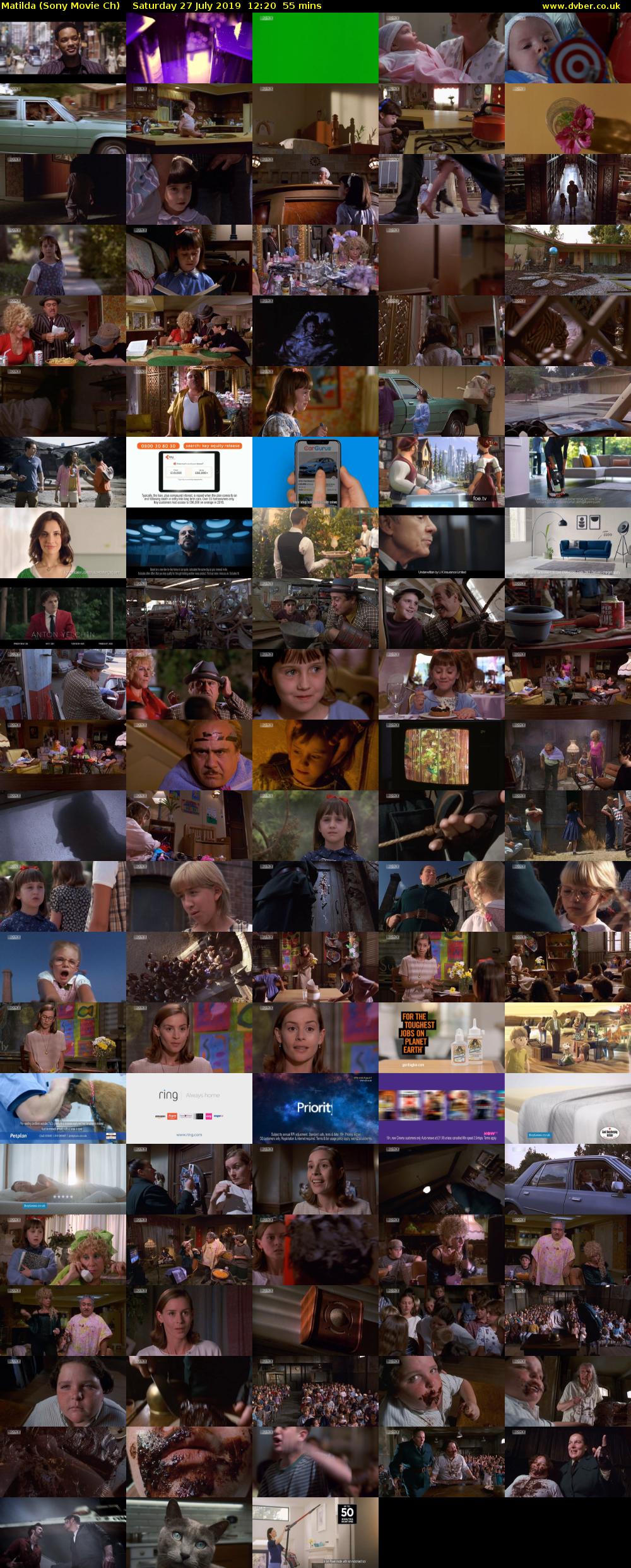 Matilda (Sony Movie Ch) Saturday 27 July 2019 12:20 - 13:15