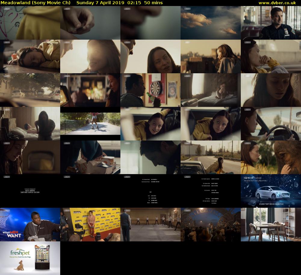 Meadowland (Sony Movie Ch) Sunday 7 April 2019 02:15 - 03:05