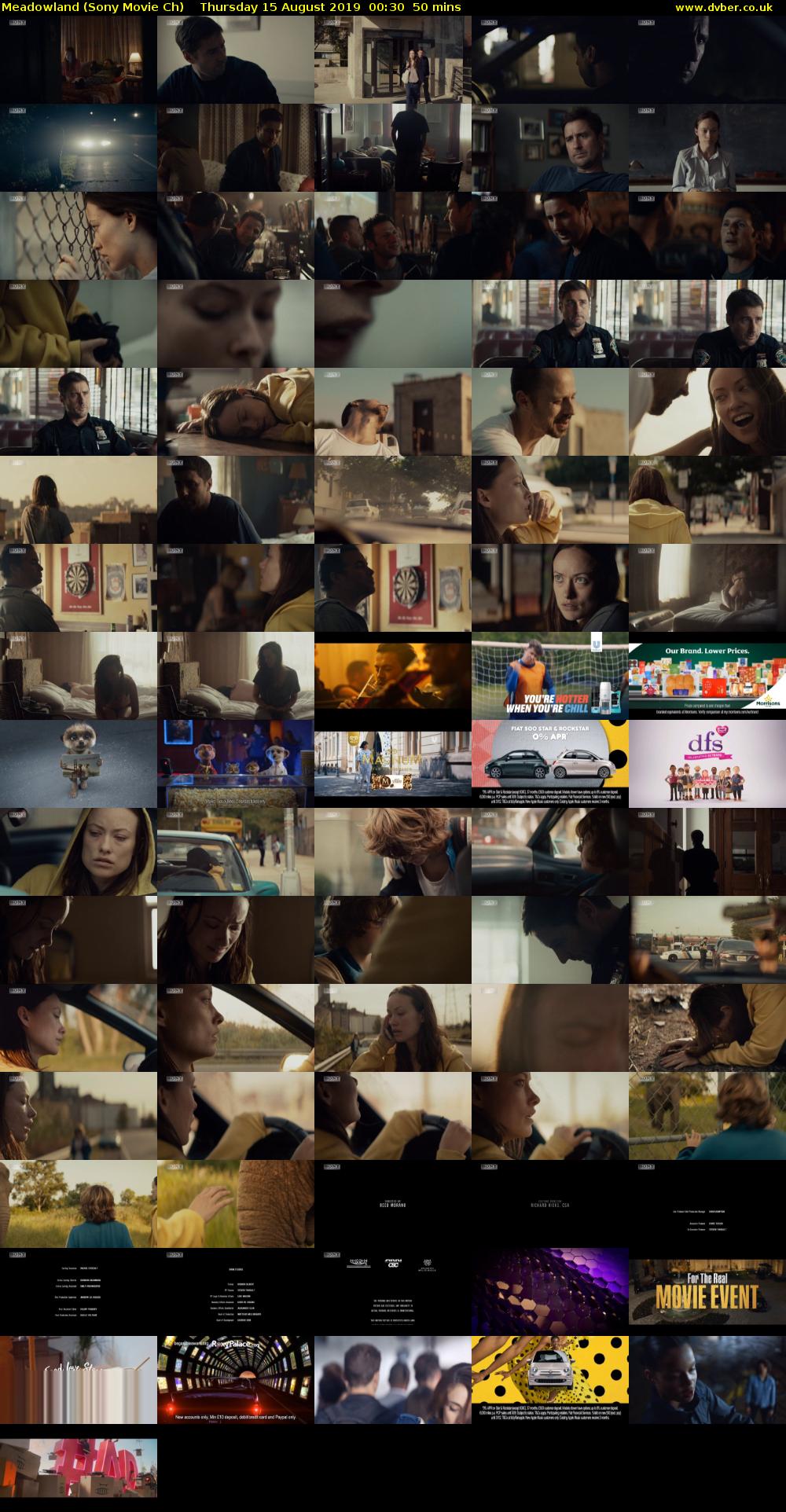 Meadowland (Sony Movie Ch) Thursday 15 August 2019 00:30 - 01:20