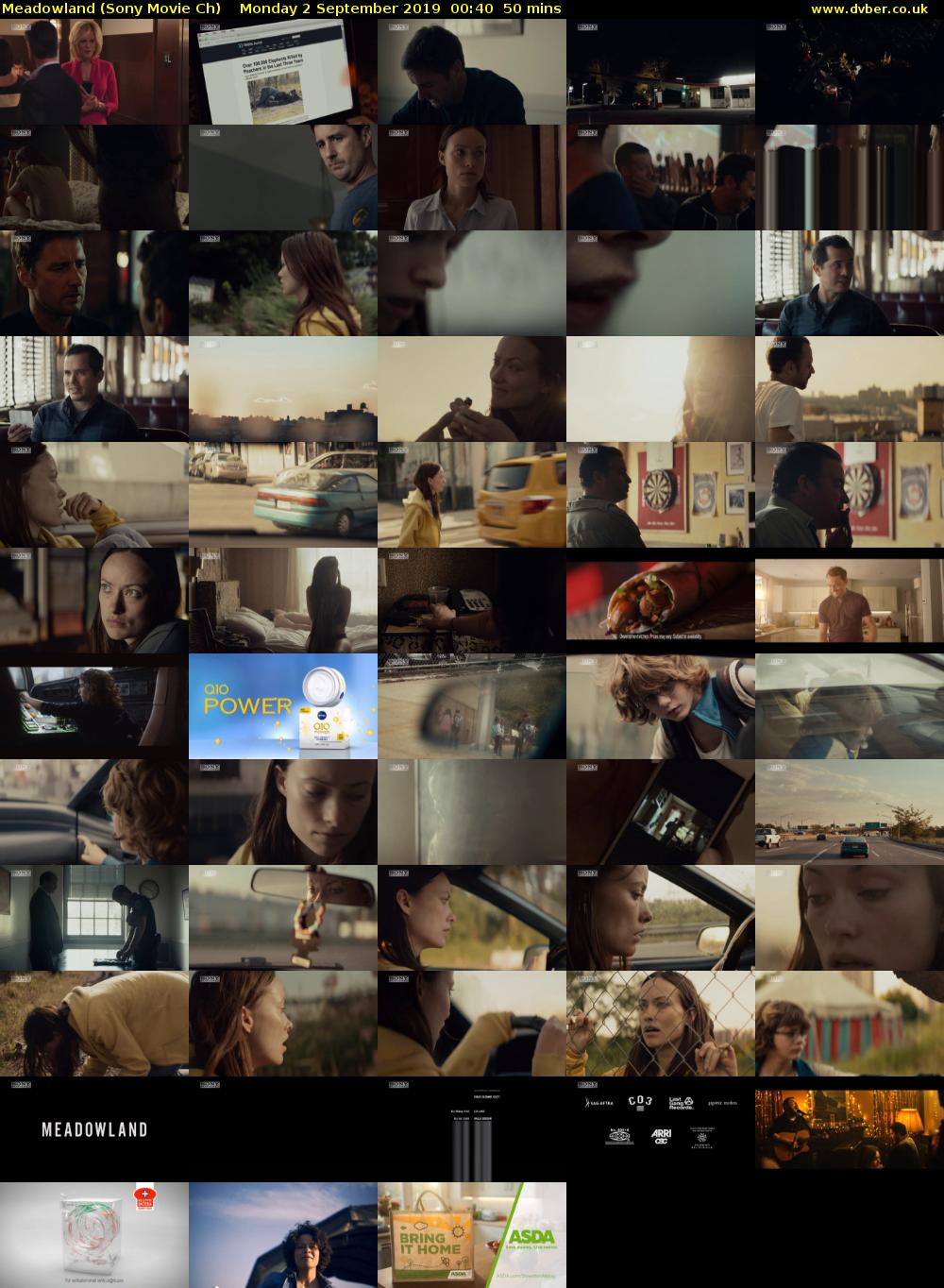 Meadowland (Sony Movie Ch) Monday 2 September 2019 00:40 - 01:30