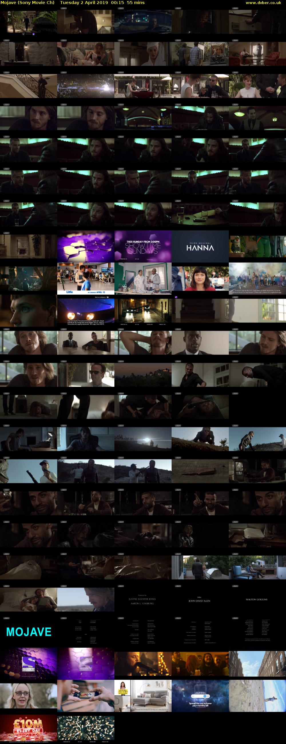 Mojave (Sony Movie Ch) Tuesday 2 April 2019 00:15 - 01:10