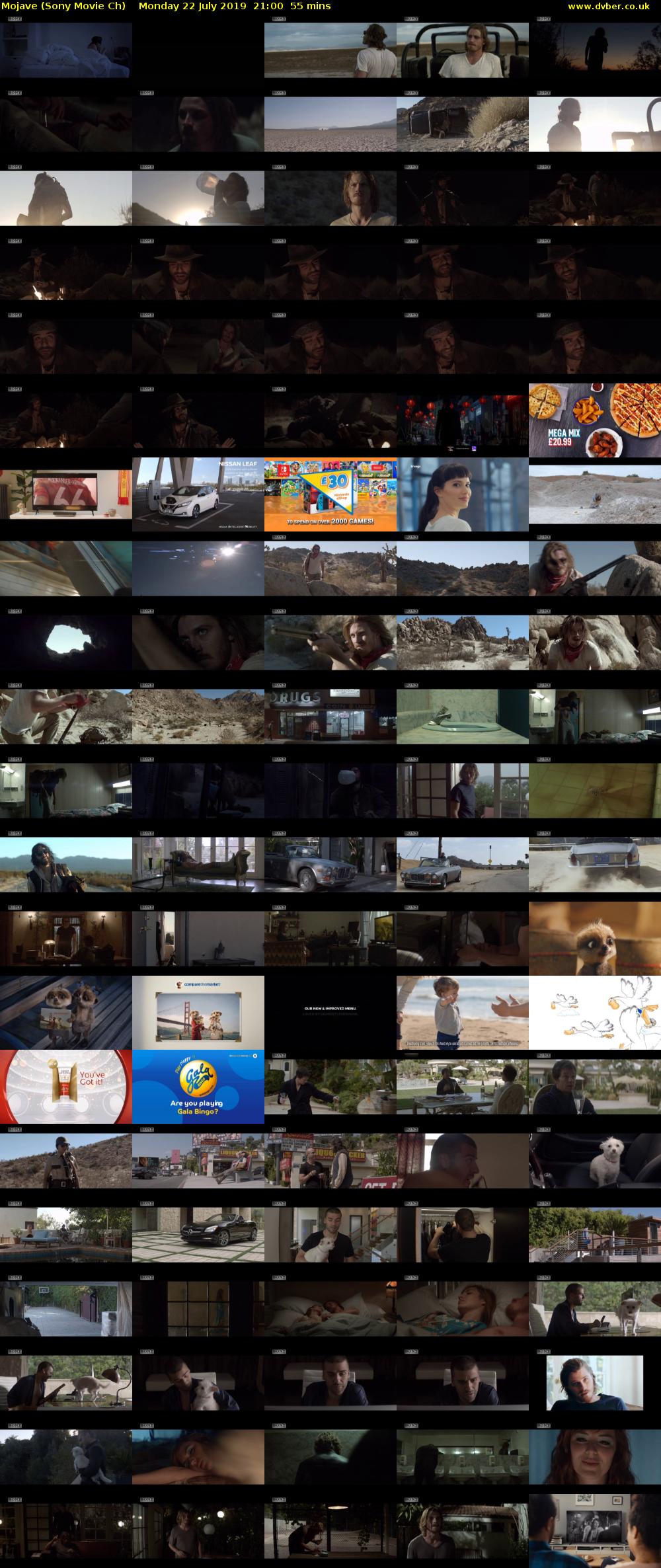 Mojave (Sony Movie Ch) Monday 22 July 2019 21:00 - 21:55