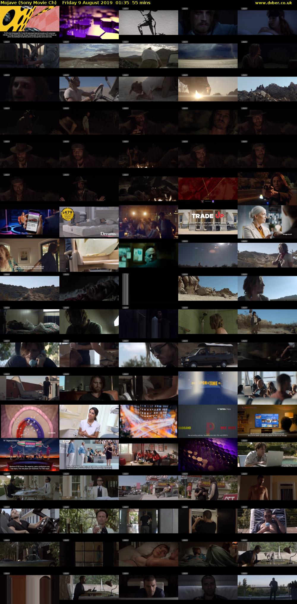 Mojave (Sony Movie Ch) Friday 9 August 2019 01:35 - 02:30
