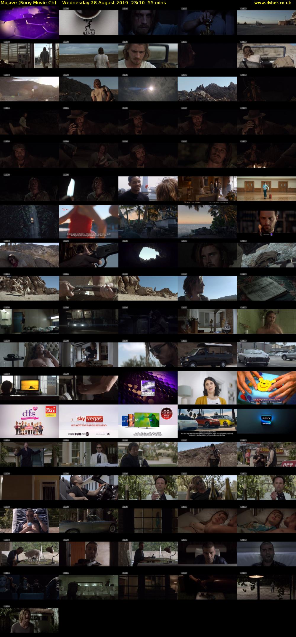 Mojave (Sony Movie Ch) Wednesday 28 August 2019 23:10 - 00:05