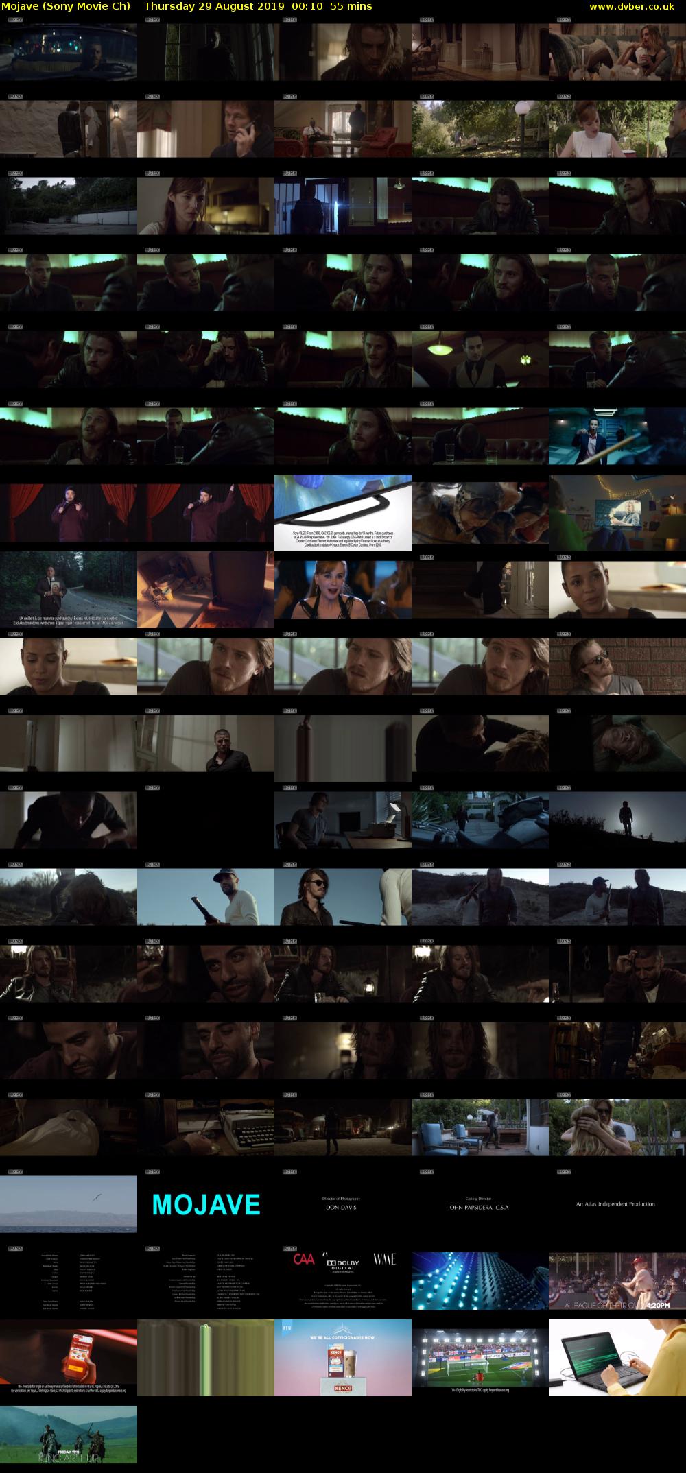 Mojave (Sony Movie Ch) Thursday 29 August 2019 00:10 - 01:05