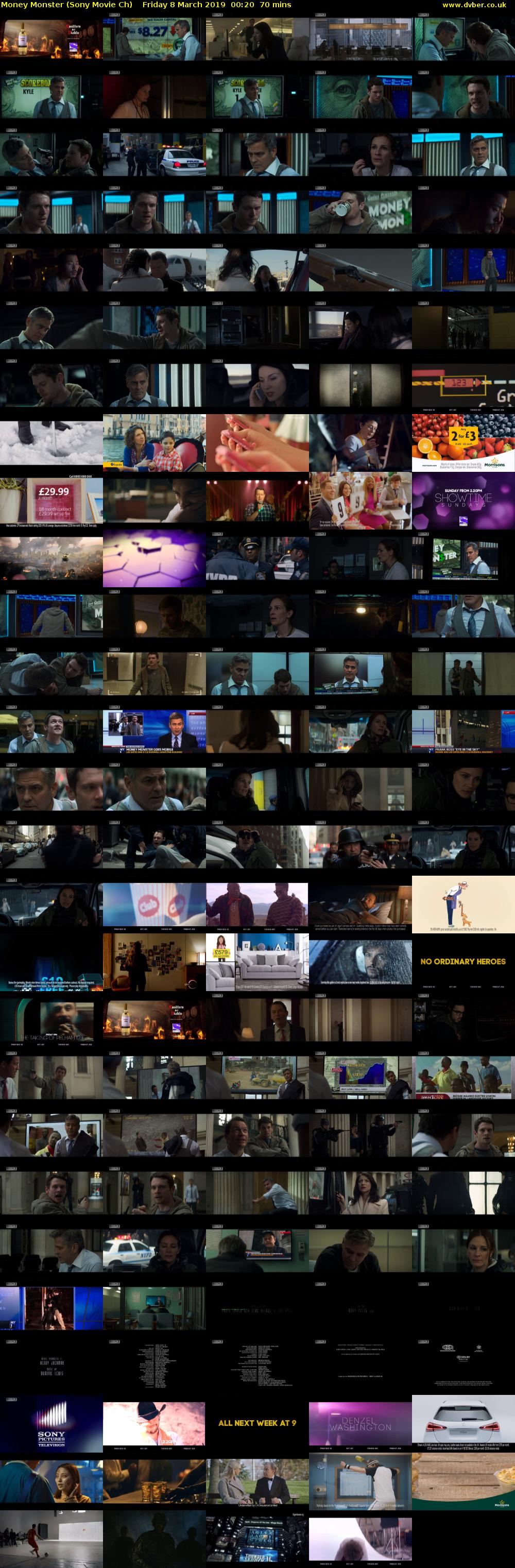 Money Monster (Sony Movie Ch) Friday 8 March 2019 00:20 - 01:30