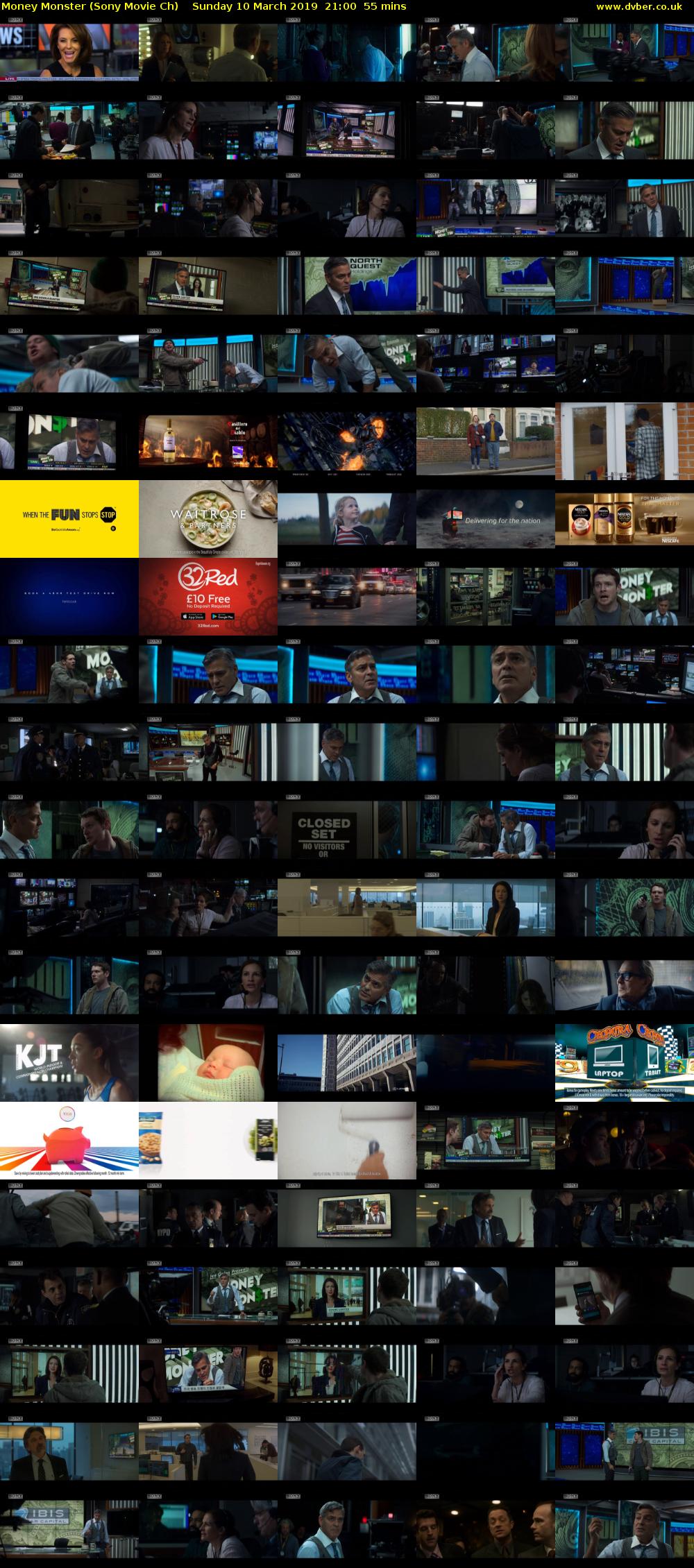 Money Monster (Sony Movie Ch) Sunday 10 March 2019 21:00 - 21:55