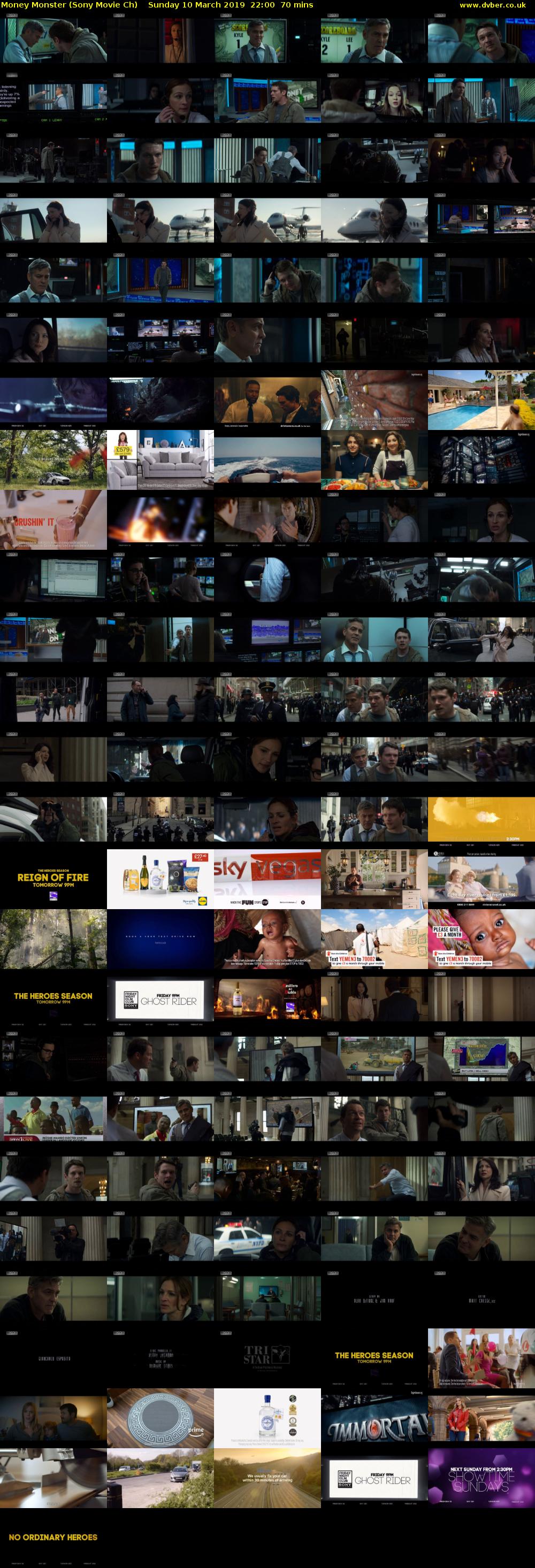 Money Monster (Sony Movie Ch) Sunday 10 March 2019 22:00 - 23:10