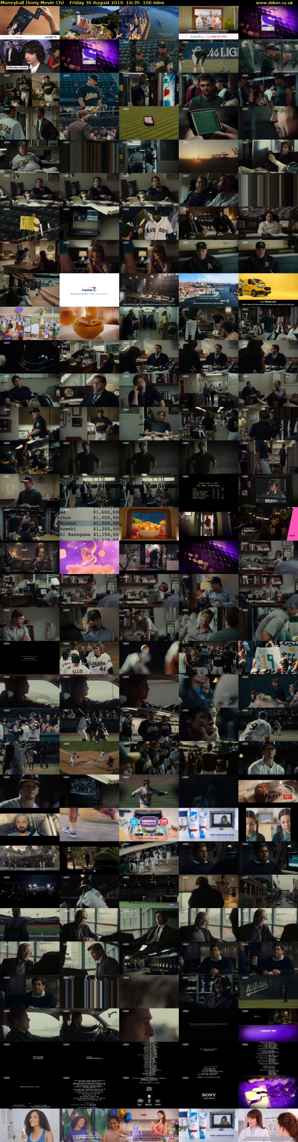 Moneyball (Sony Movie Ch) Friday 30 August 2019 16:35 - 18:15