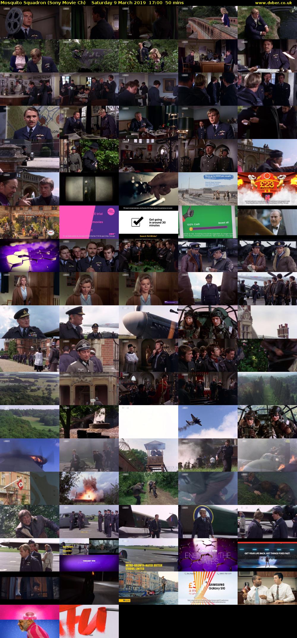 Mosquito Squadron (Sony Movie Ch) Saturday 9 March 2019 17:00 - 17:50