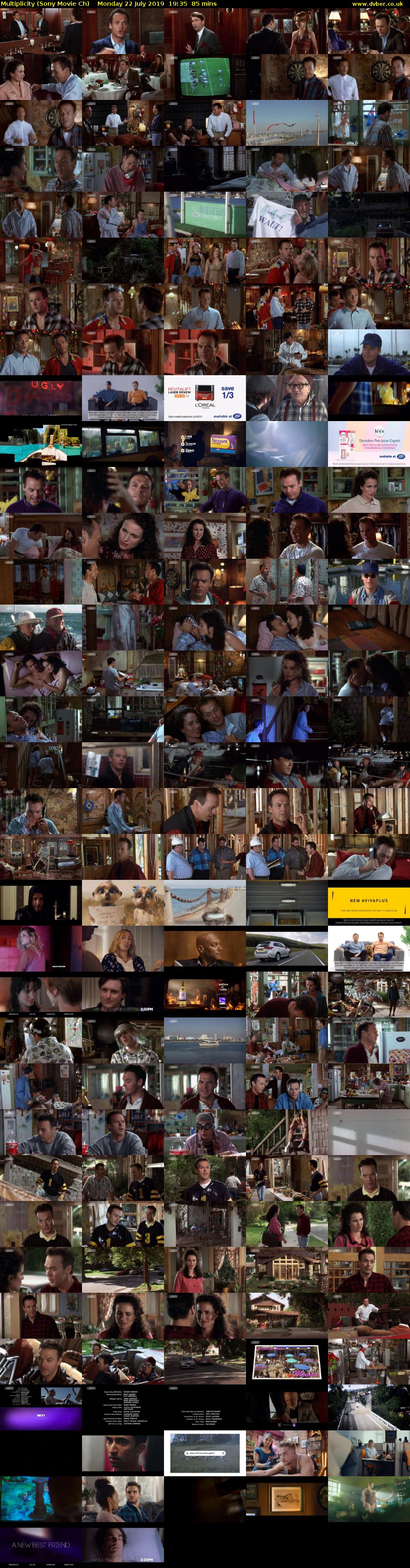 Multiplicity (Sony Movie Ch) Monday 22 July 2019 19:35 - 21:00