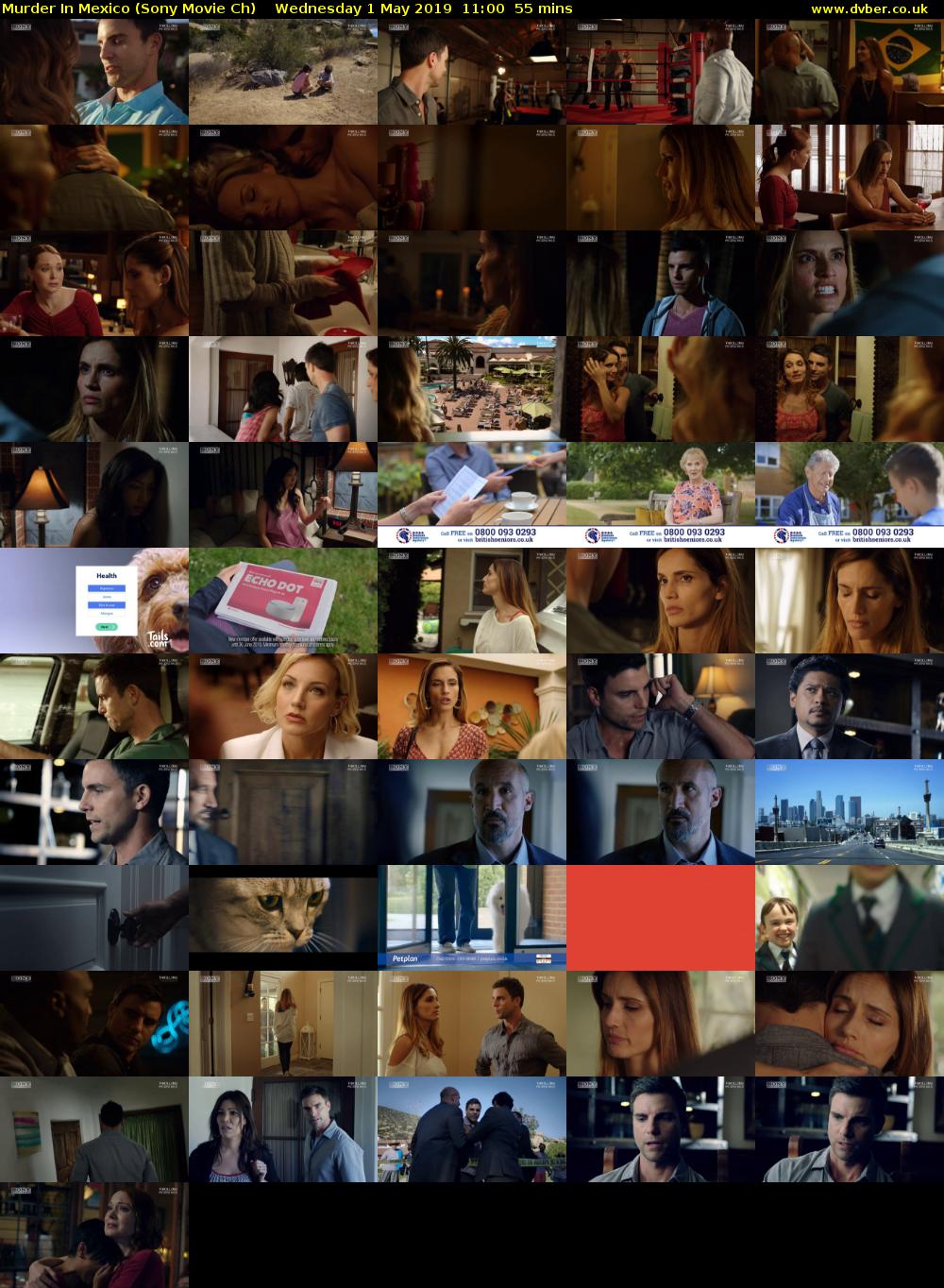 Murder In Mexico (Sony Movie Ch) Wednesday 1 May 2019 11:00 - 11:55
