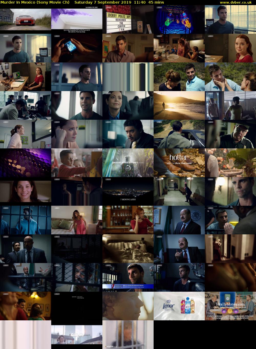 Murder In Mexico (Sony Movie Ch) Saturday 7 September 2019 11:40 - 12:25