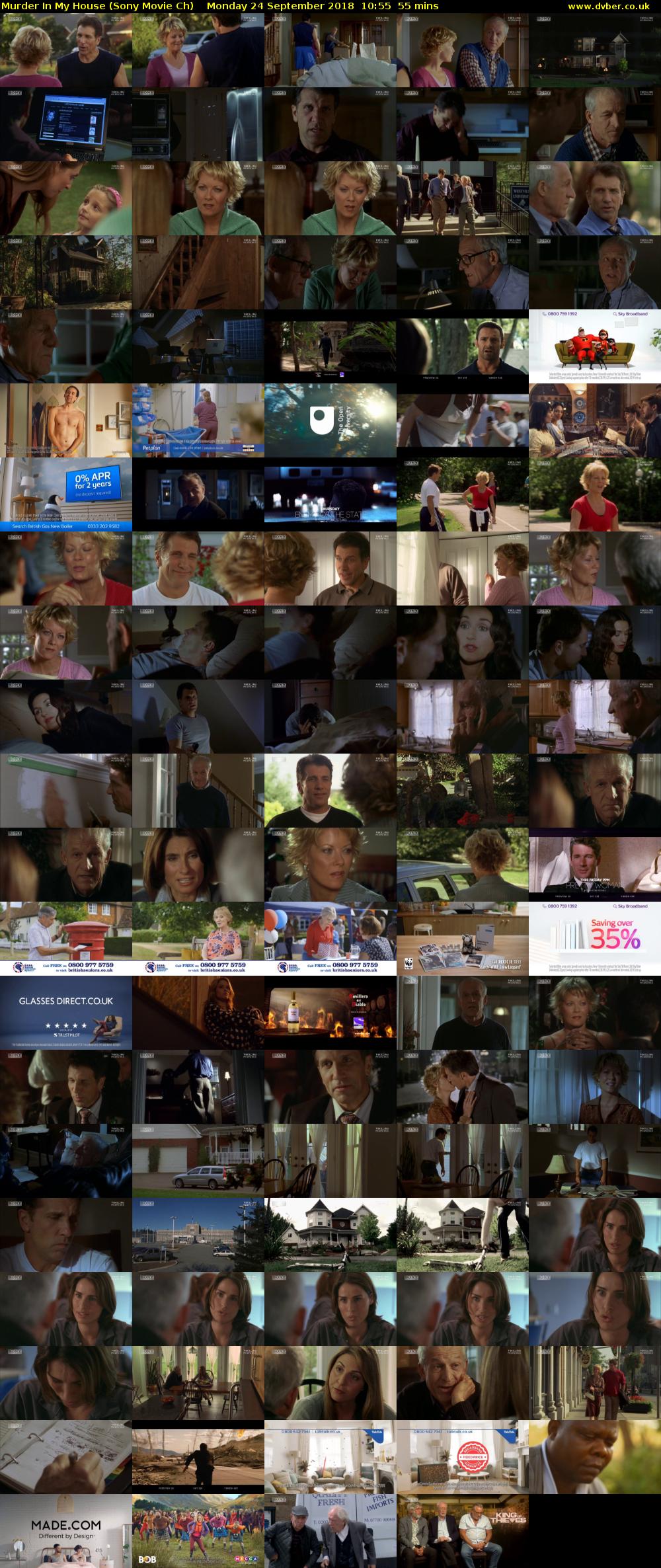 Murder In My House (Sony Movie Ch) Monday 24 September 2018 10:55 - 11:50
