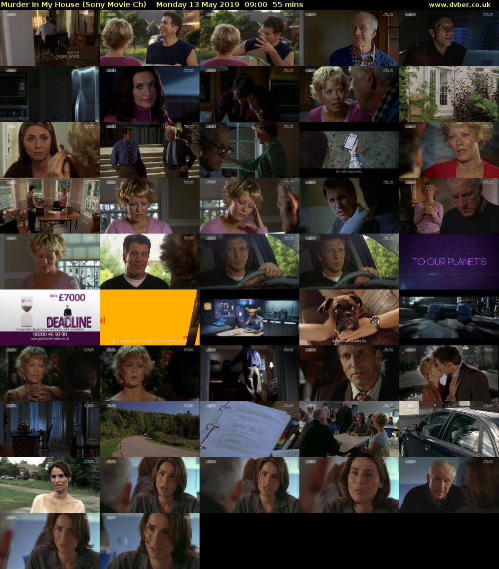 Murder In My House (Sony Movie Ch) Monday 13 May 2019 09:00 - 09:55