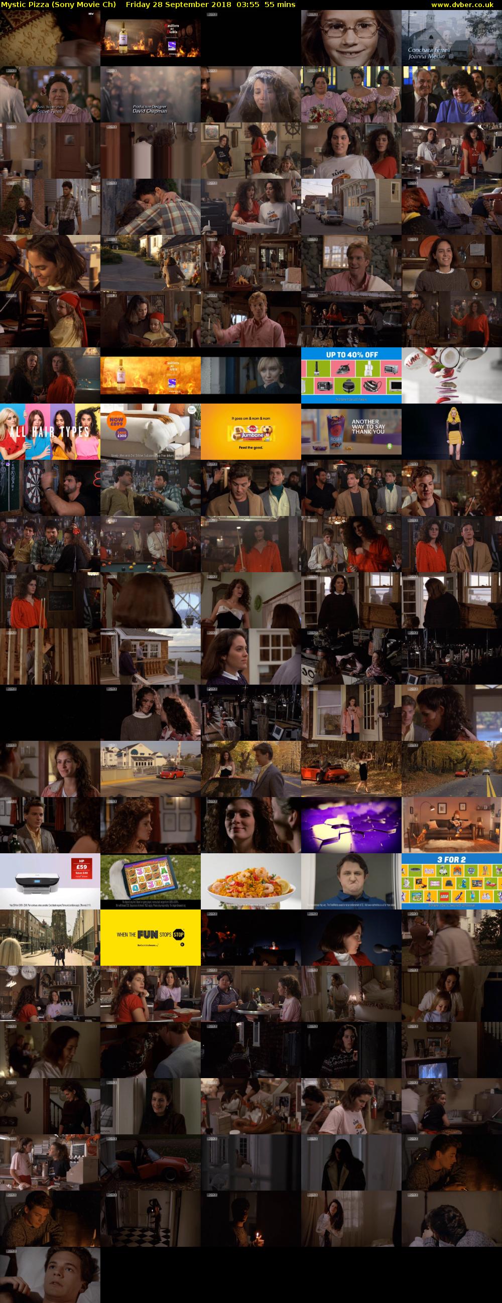 Mystic Pizza (Sony Movie Ch) Friday 28 September 2018 03:55 - 04:50