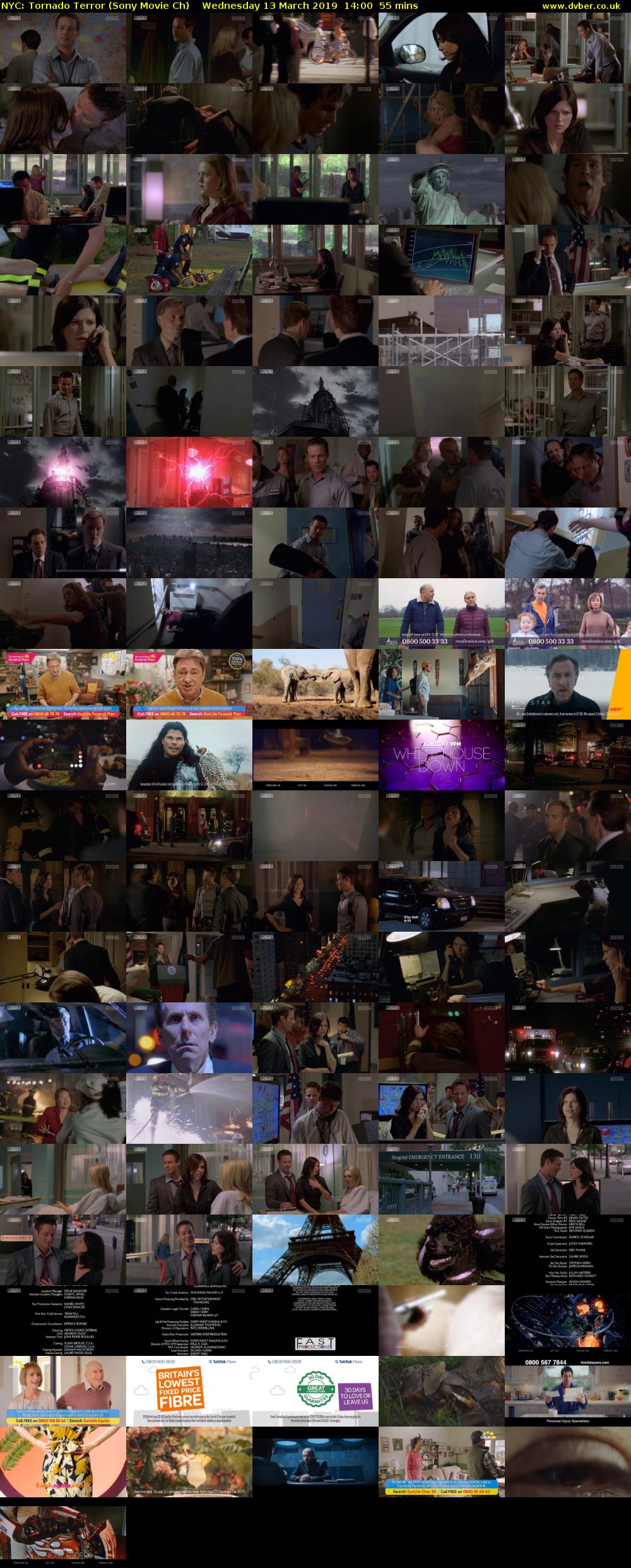 NYC: Tornado Terror (Sony Movie Ch) Wednesday 13 March 2019 14:00 - 14:55