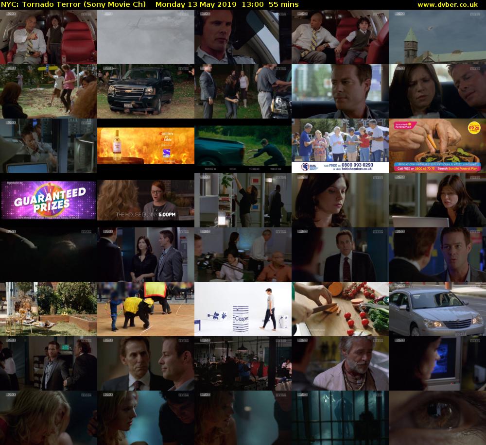 NYC: Tornado Terror (Sony Movie Ch) Monday 13 May 2019 13:00 - 13:55
