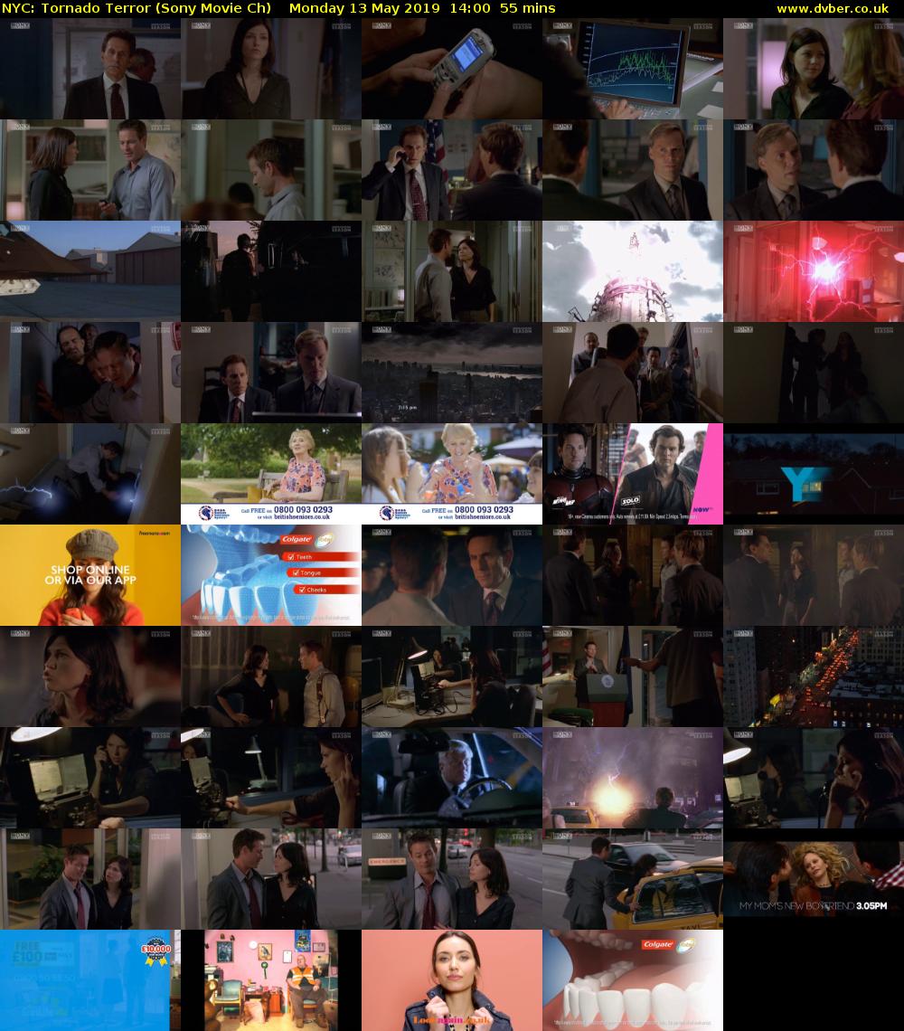 NYC: Tornado Terror (Sony Movie Ch) Monday 13 May 2019 14:00 - 14:55