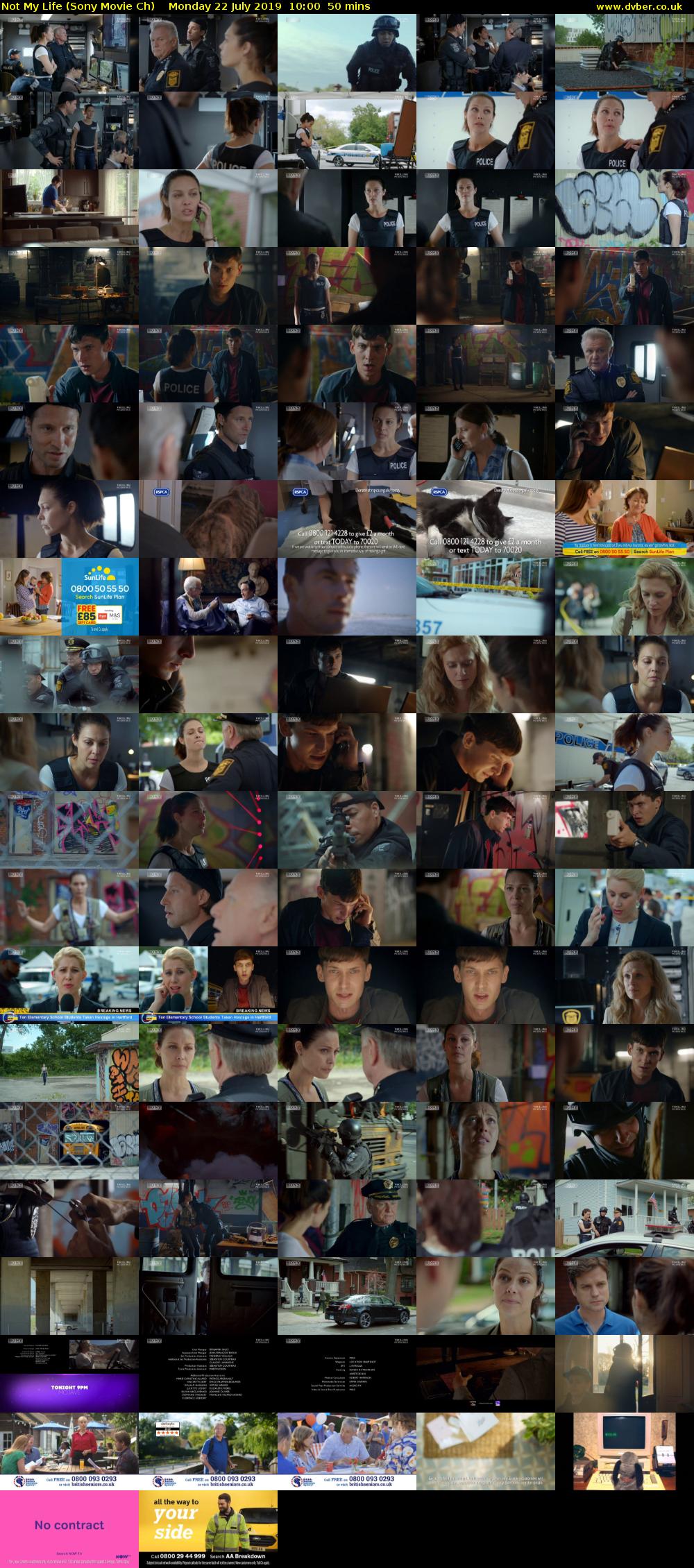 Not My Life (Sony Movie Ch) Monday 22 July 2019 10:00 - 10:50
