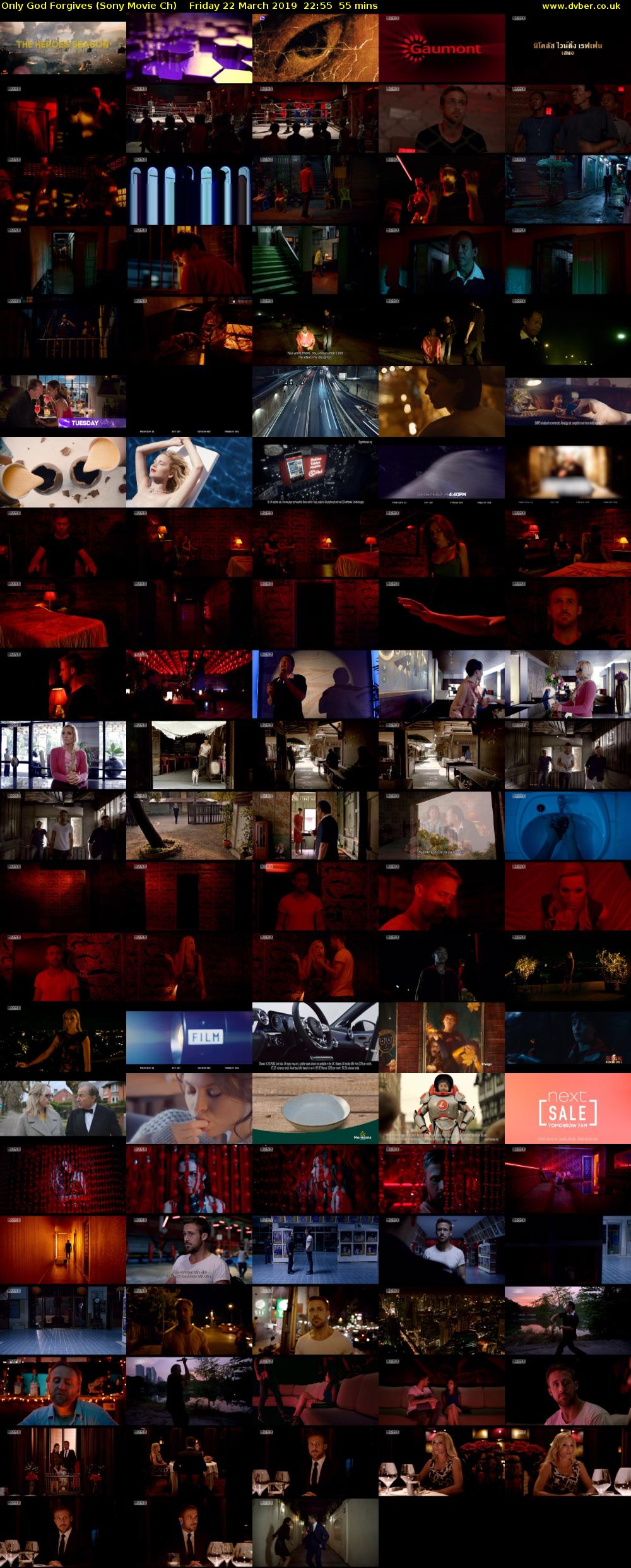Only God Forgives (Sony Movie Ch) Friday 22 March 2019 22:55 - 23:50