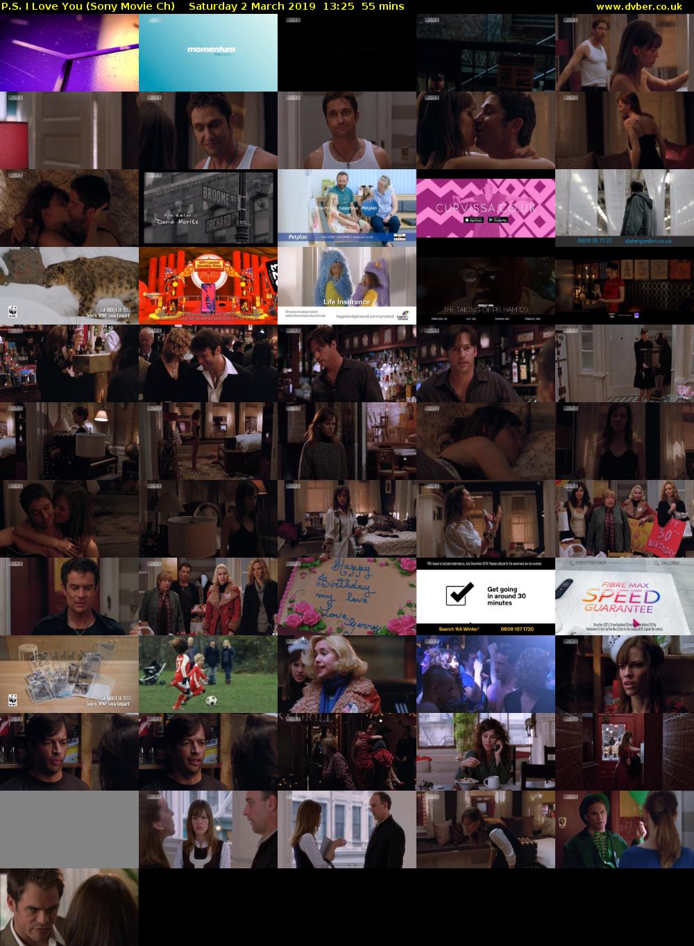 P.S. I Love You (Sony Movie Ch) Saturday 2 March 2019 13:25 - 14:20