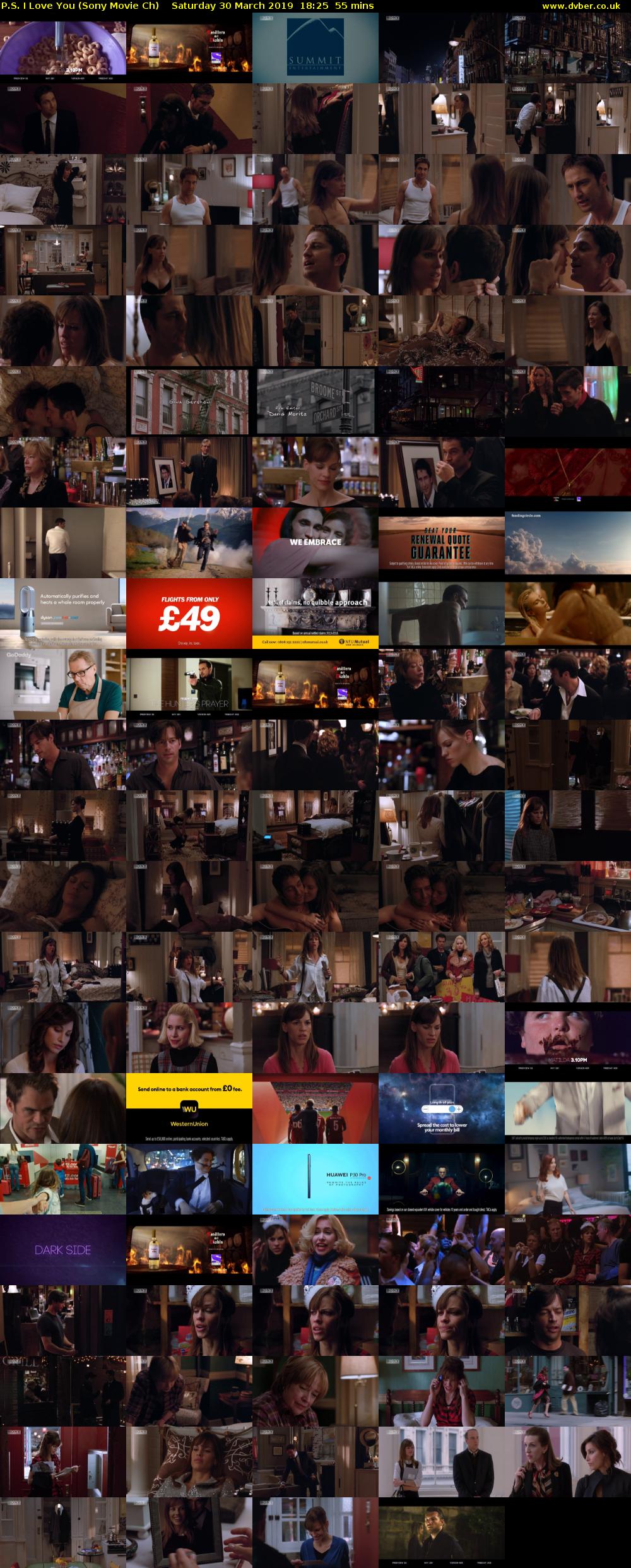 P.S. I Love You (Sony Movie Ch) Saturday 30 March 2019 18:25 - 19:20