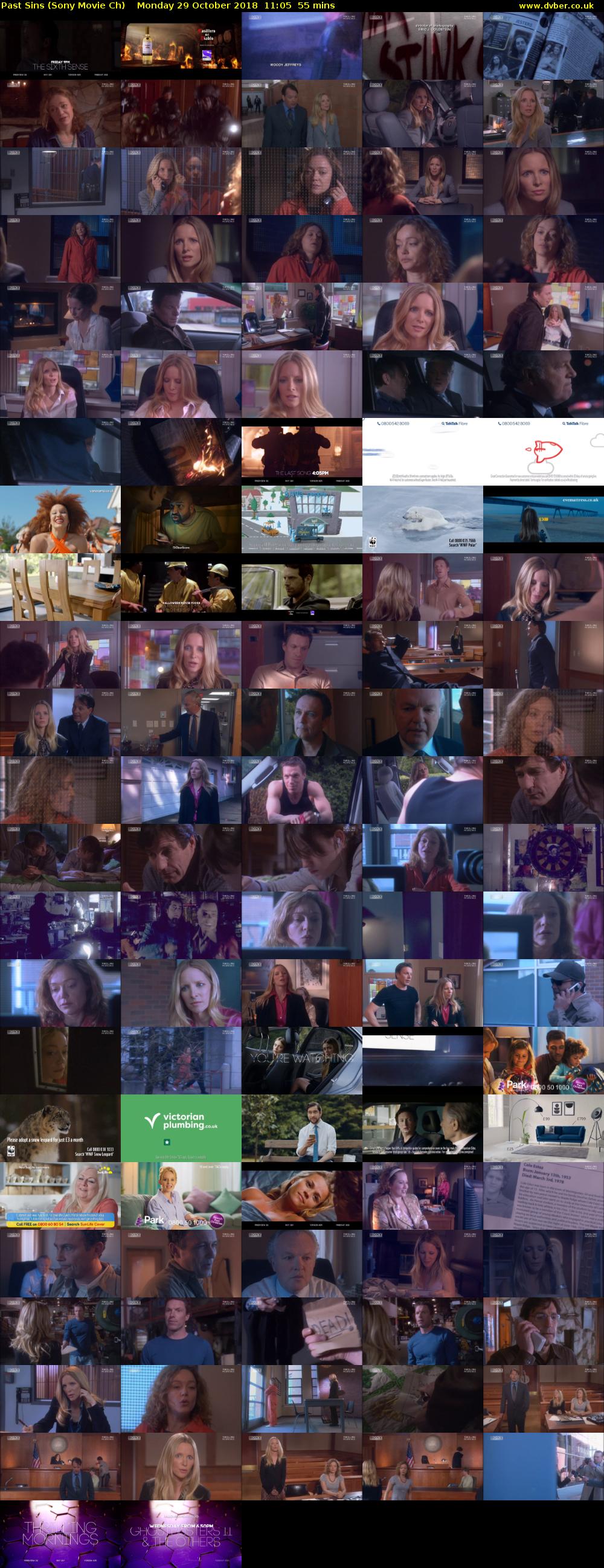 Past Sins (Sony Movie Ch) Monday 29 October 2018 11:05 - 12:00