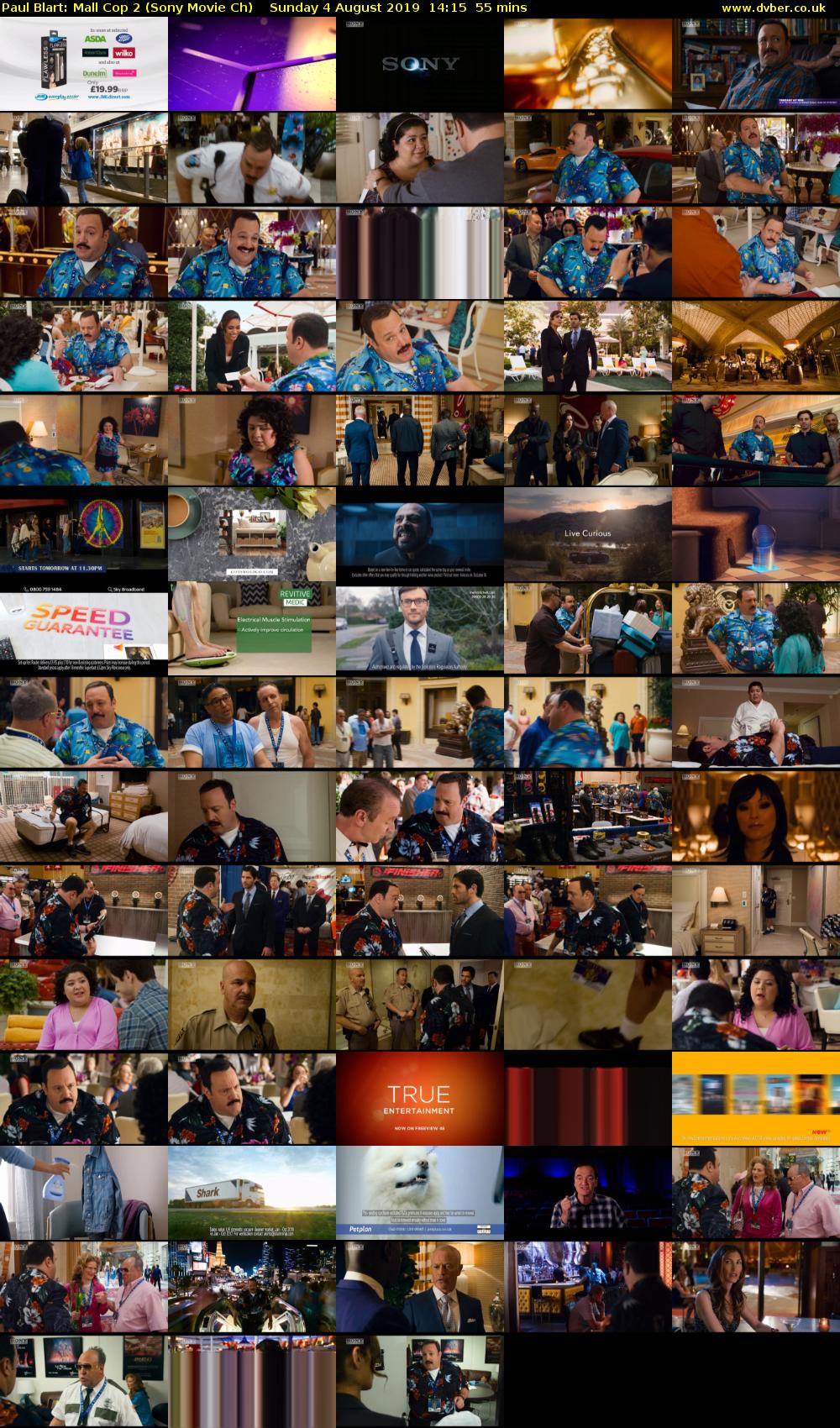 Paul Blart: Mall Cop 2 (Sony Movie Ch) Sunday 4 August 2019 14:15 - 15:10