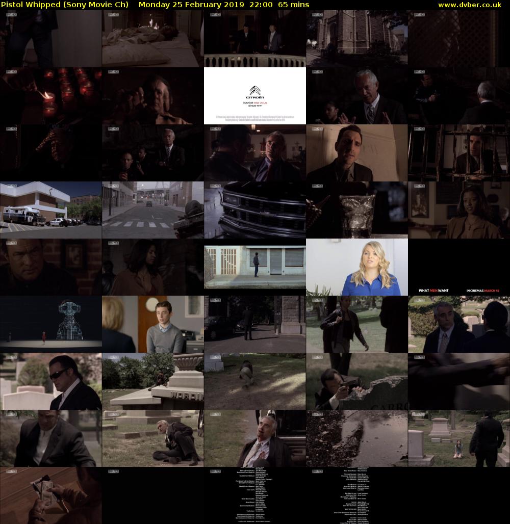 Pistol Whipped (Sony Movie Ch) Monday 25 February 2019 22:00 - 23:05