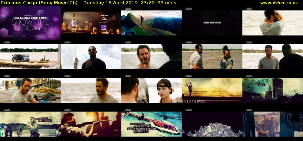 Precious Cargo (Sony Movie Ch) Tuesday 16 April 2019 23:20 - 00:15
