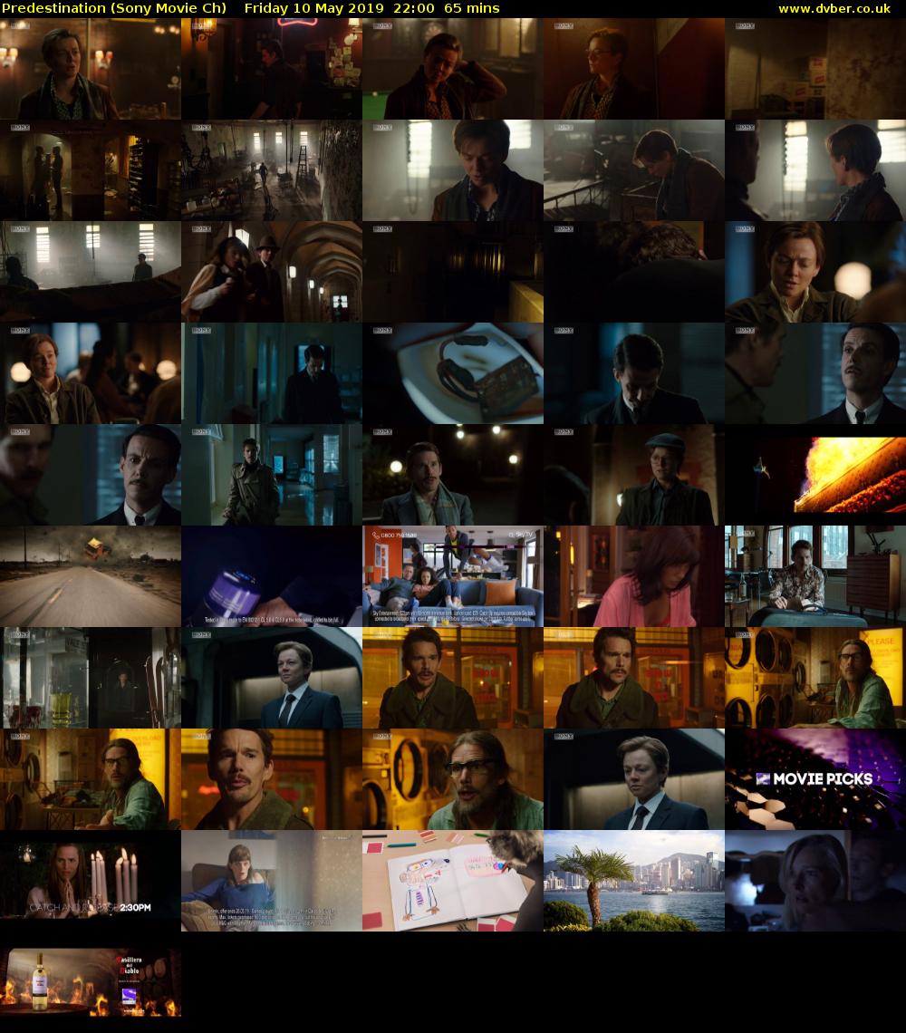 Predestination (Sony Movie Ch) Friday 10 May 2019 22:00 - 23:05