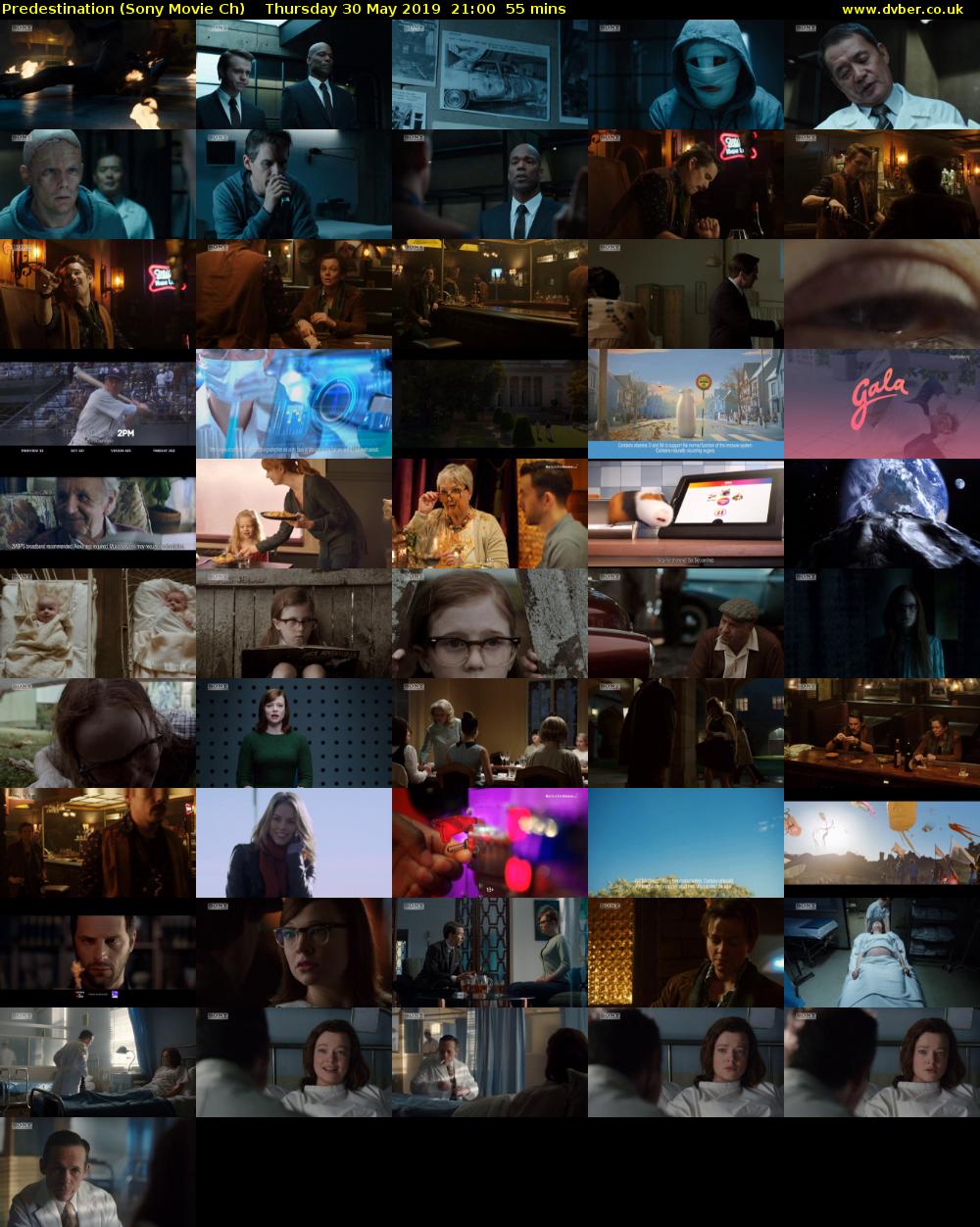 Predestination (Sony Movie Ch) Thursday 30 May 2019 21:00 - 21:55