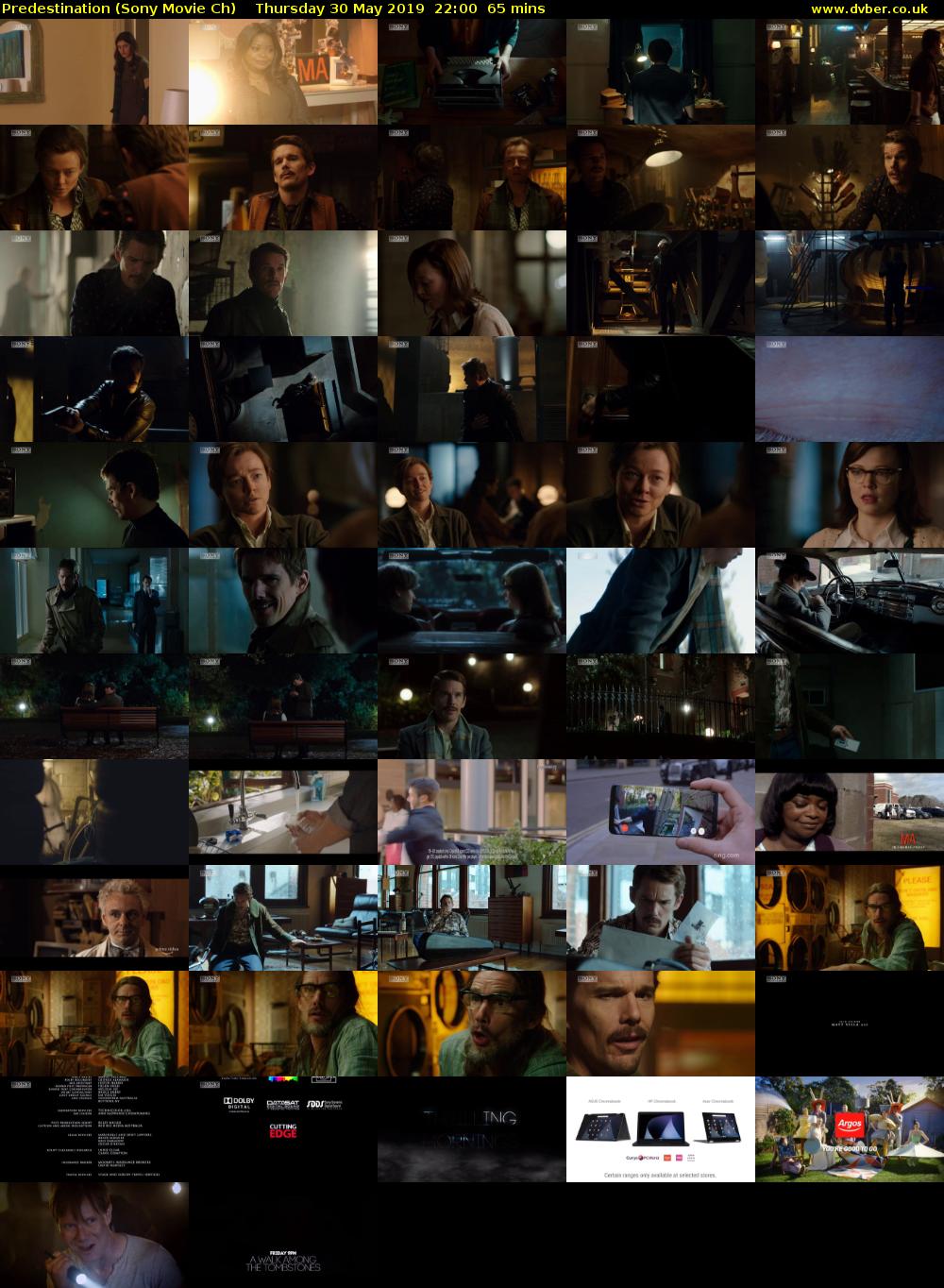 Predestination (Sony Movie Ch) Thursday 30 May 2019 22:00 - 23:05