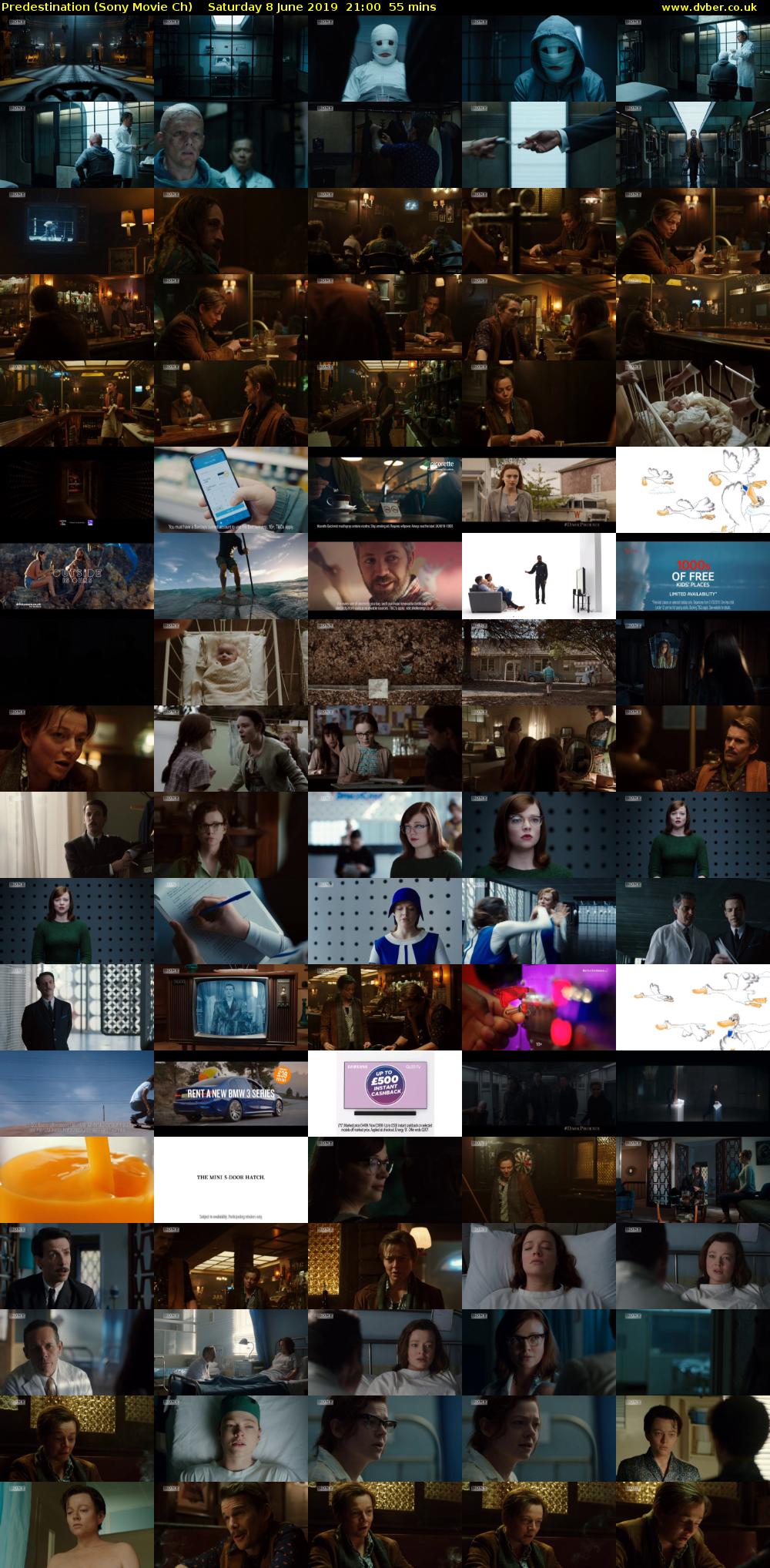 Predestination (Sony Movie Ch) Saturday 8 June 2019 21:00 - 21:55