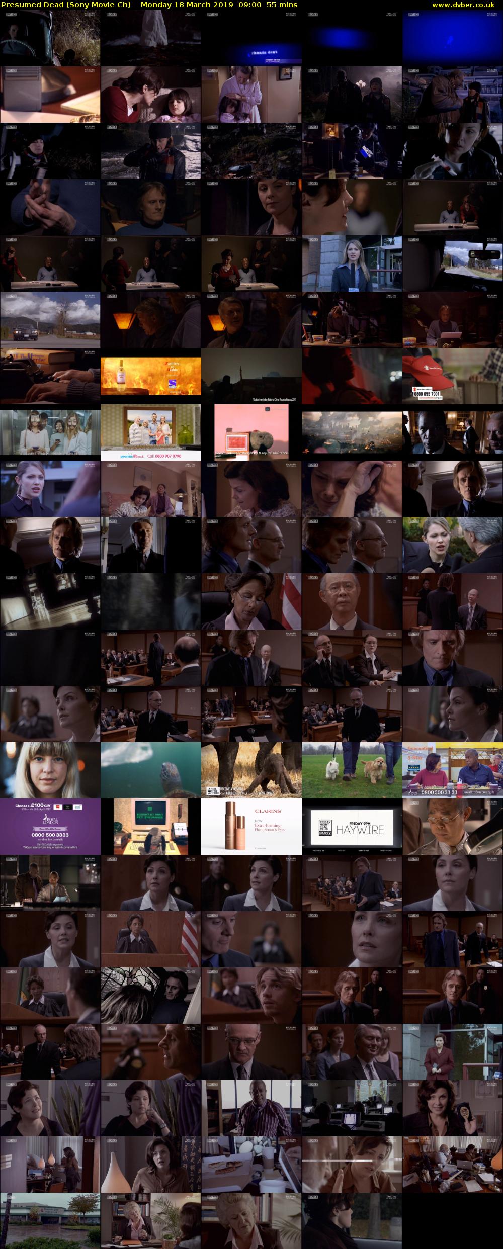 Presumed Dead (Sony Movie Ch) Monday 18 March 2019 09:00 - 09:55