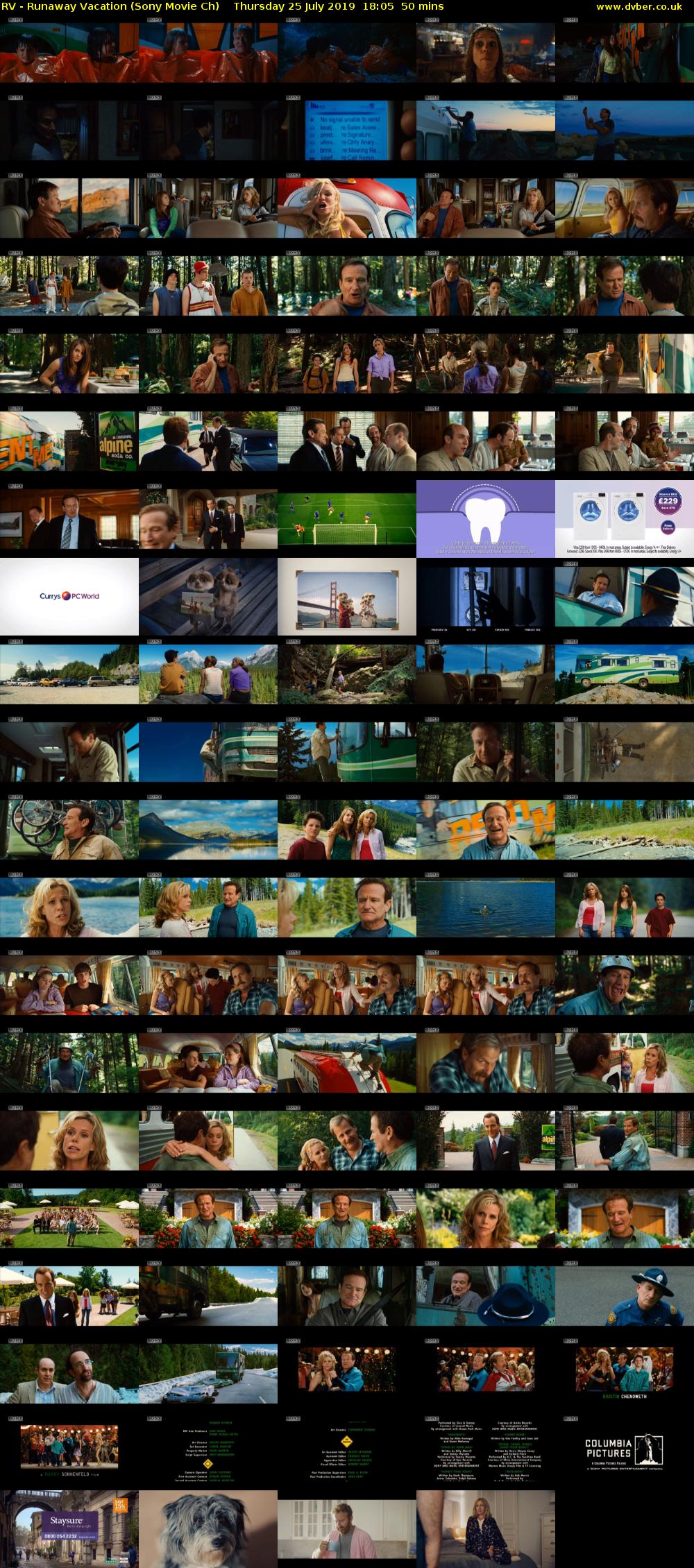 RV - Runaway Vacation (Sony Movie Ch) Thursday 25 July 2019 18:05 - 18:55