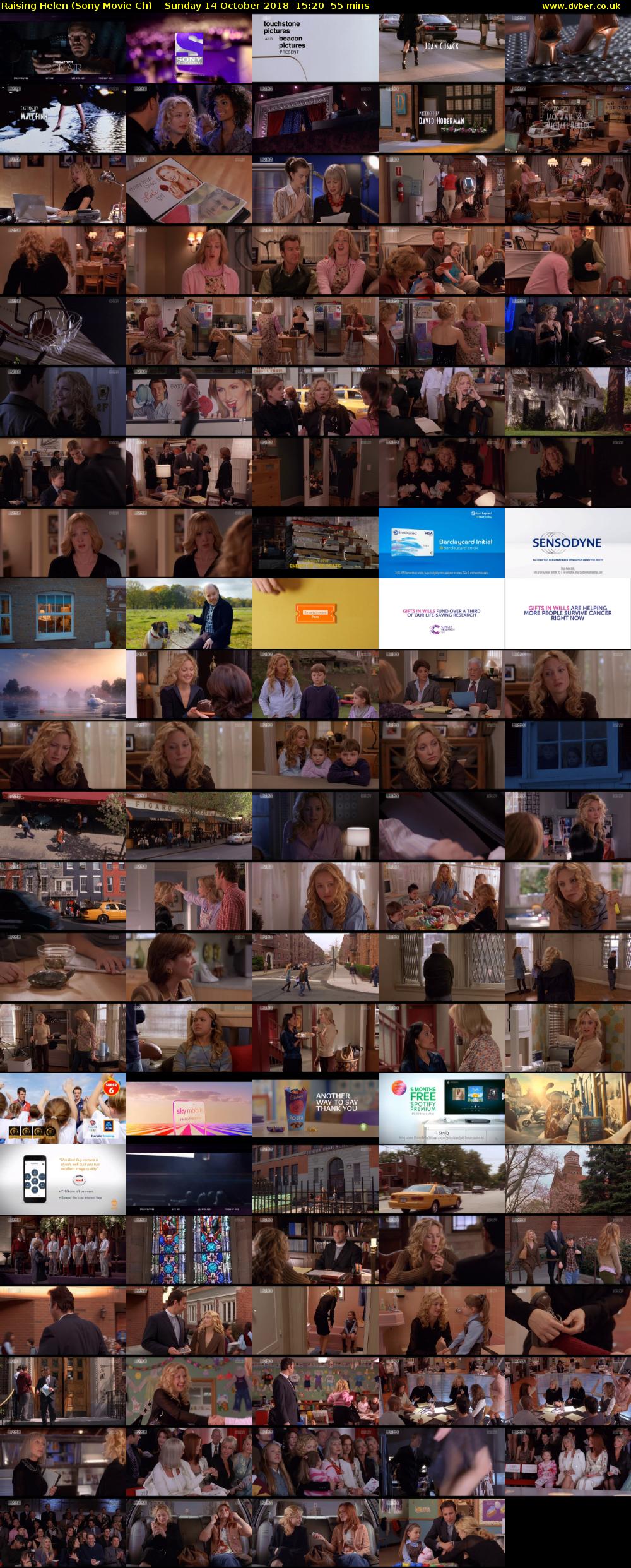 Raising Helen (Sony Movie Ch) Sunday 14 October 2018 15:20 - 16:15