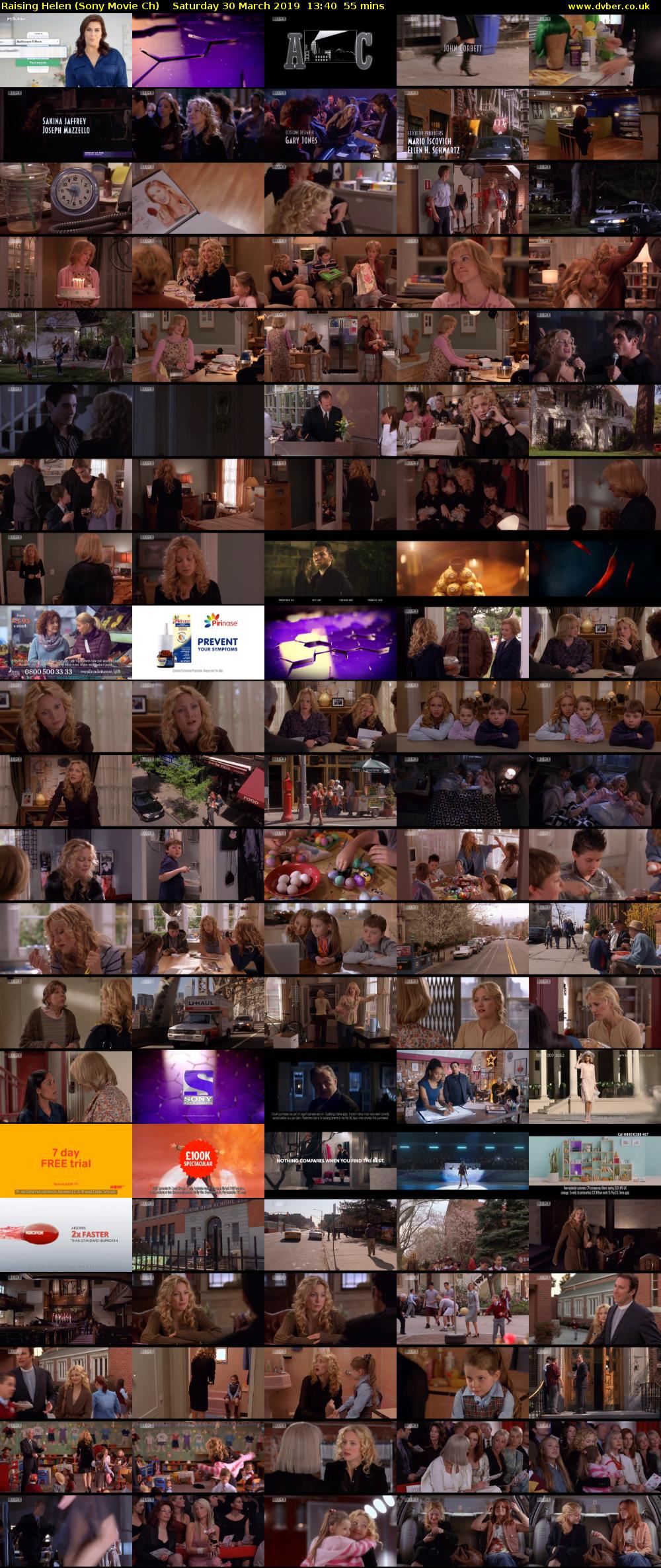 Raising Helen (Sony Movie Ch) Saturday 30 March 2019 13:40 - 14:35