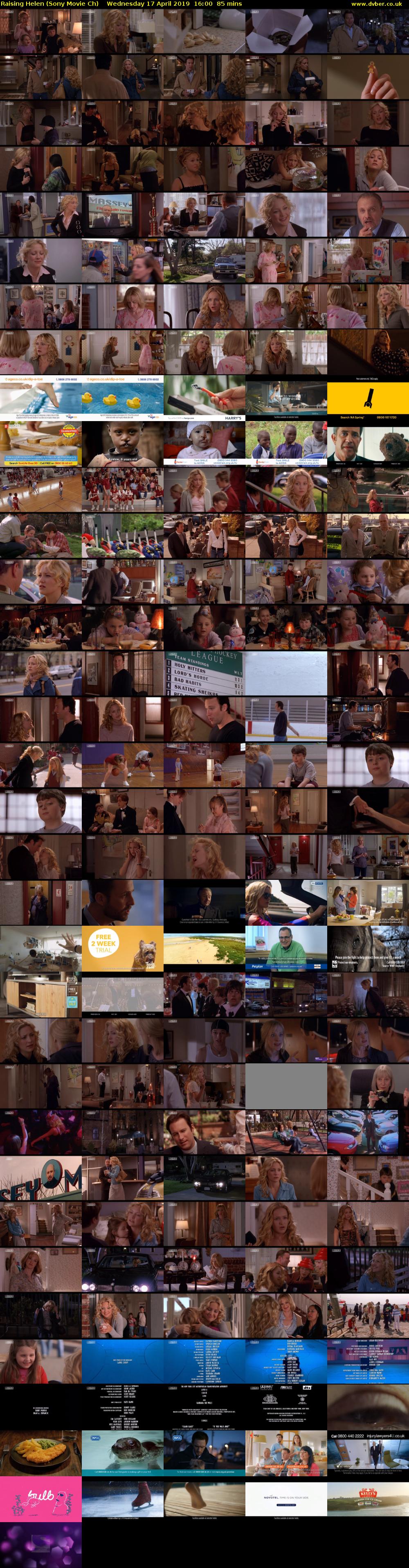 Raising Helen (Sony Movie Ch) Wednesday 17 April 2019 16:00 - 17:25