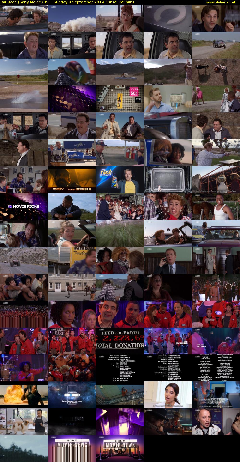 Rat Race (Sony Movie Ch) Sunday 8 September 2019 04:45 - 05:50