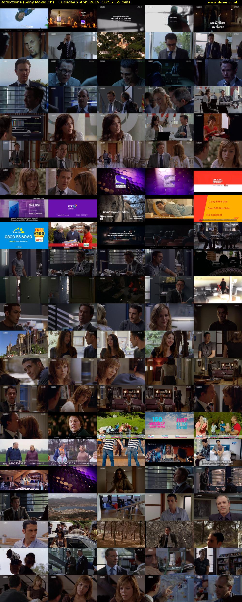 Reflections (Sony Movie Ch) Tuesday 2 April 2019 10:55 - 11:50