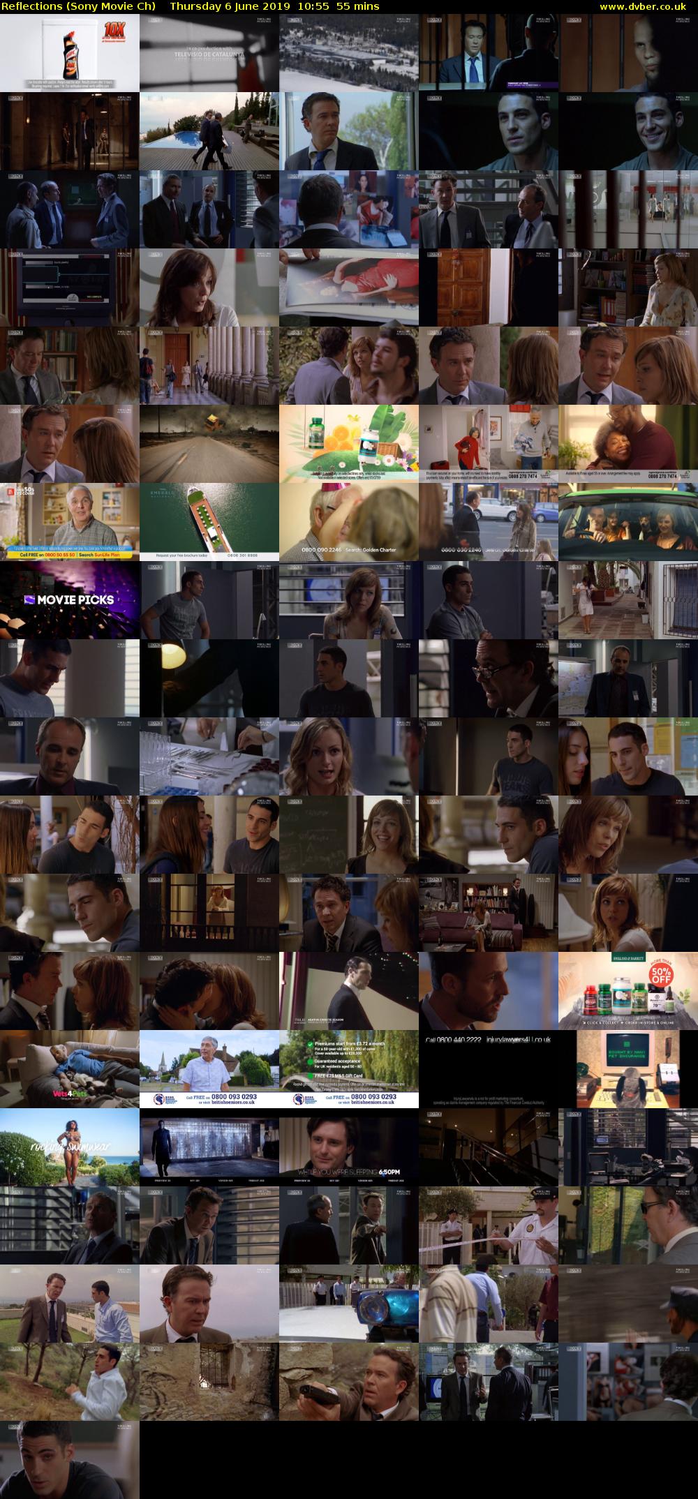 Reflections (Sony Movie Ch) Thursday 6 June 2019 10:55 - 11:50